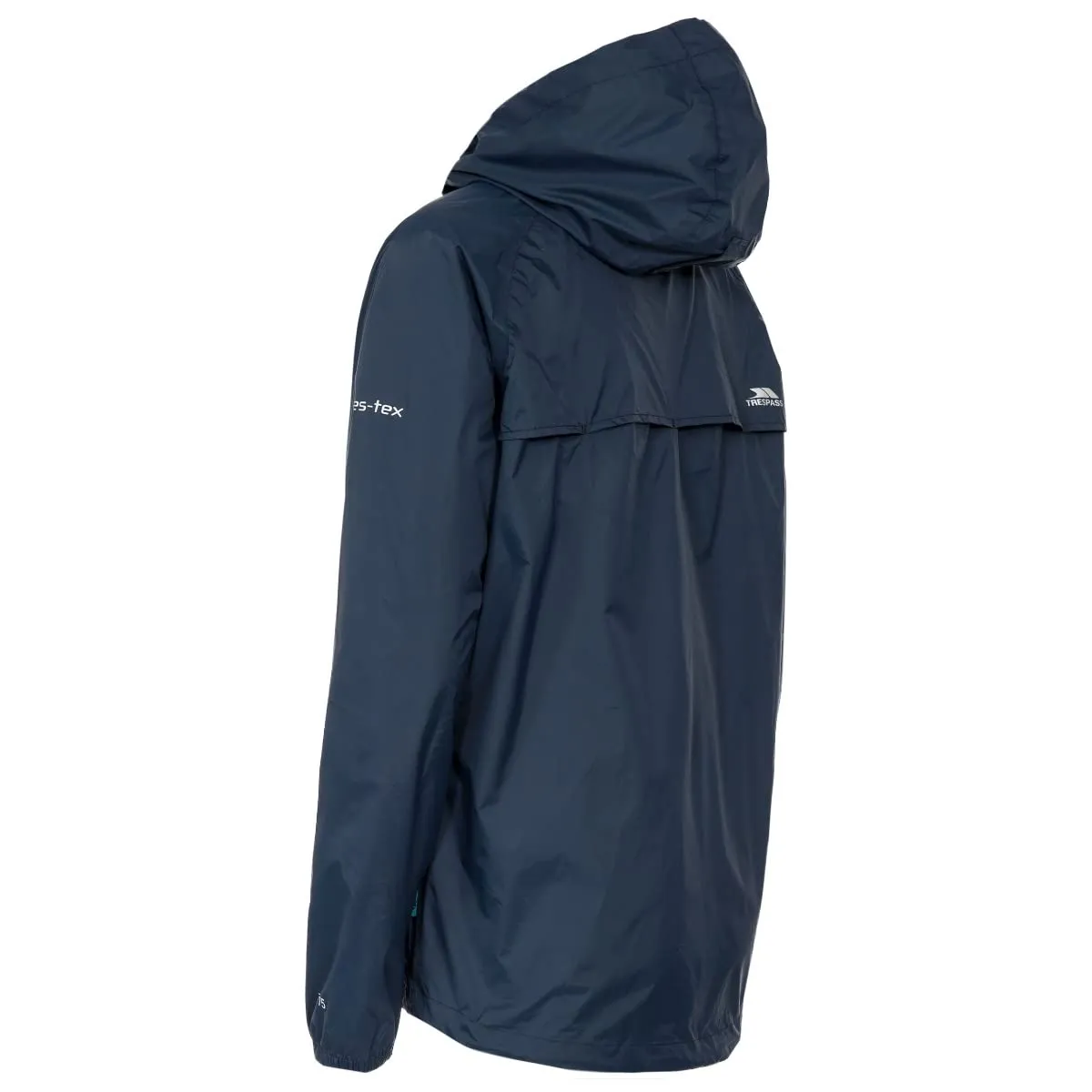 Trespass Qikpac Giacca Impermeabile da Donna - Marina Militare - XL - immagine 3