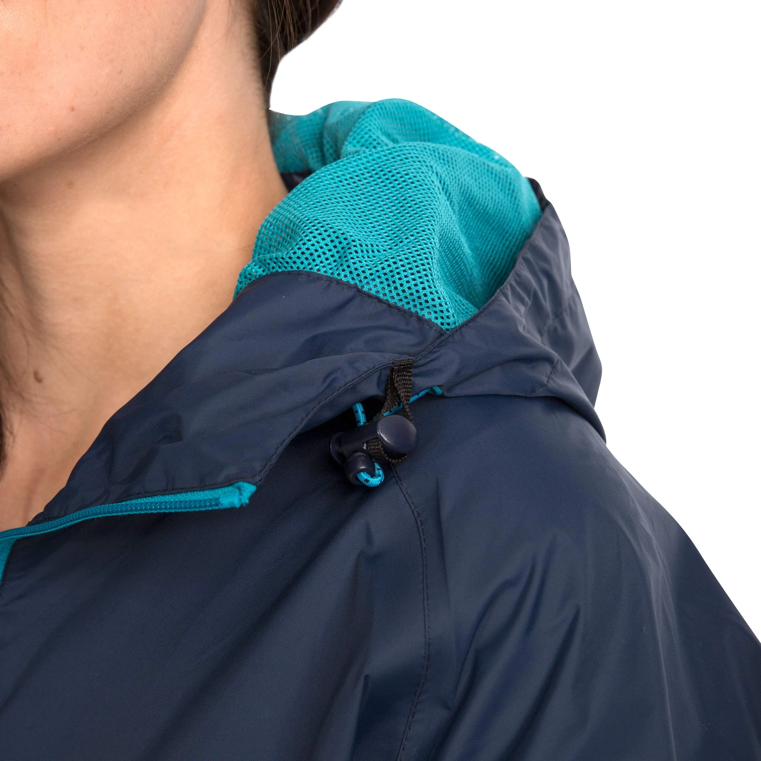 Trespass Qikpac Giacca Impermeabile da Donna - Marina Militare - XL - immagine 6