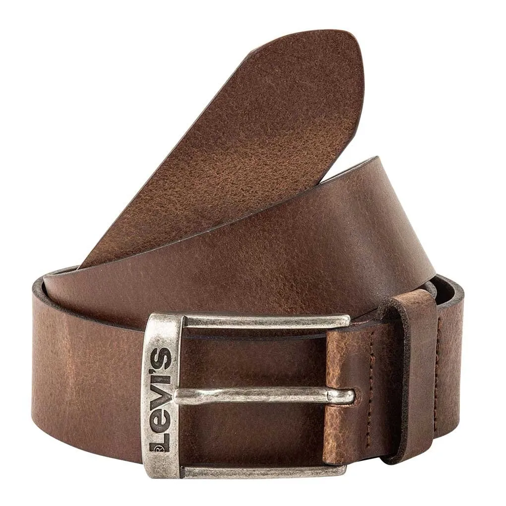 Levi's New Duncan Men's Belt, Dark Brown, 110 - immagine 1