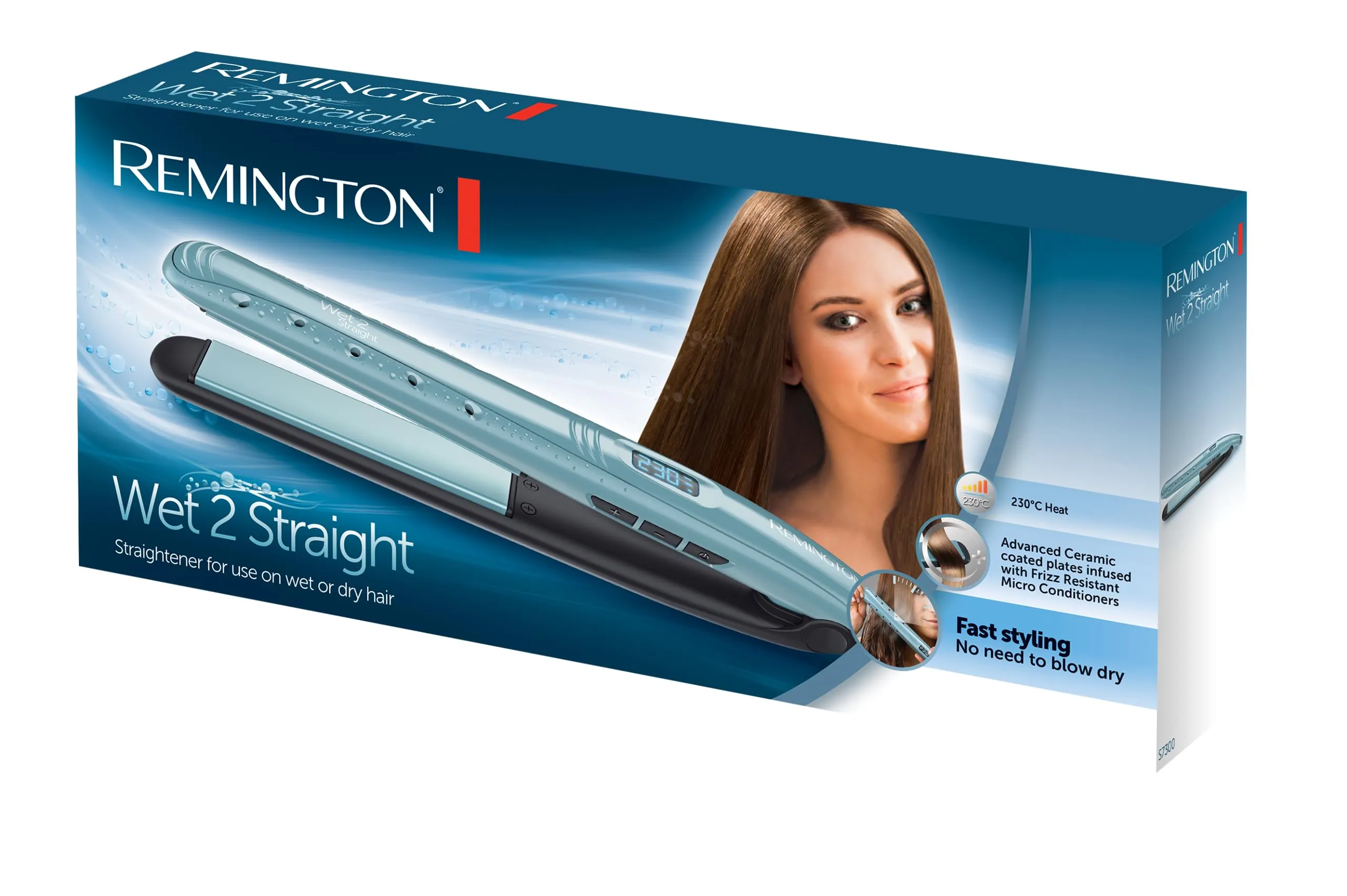 Remington Wet2Straight Piastra per Capelli S7300 - immagine 2