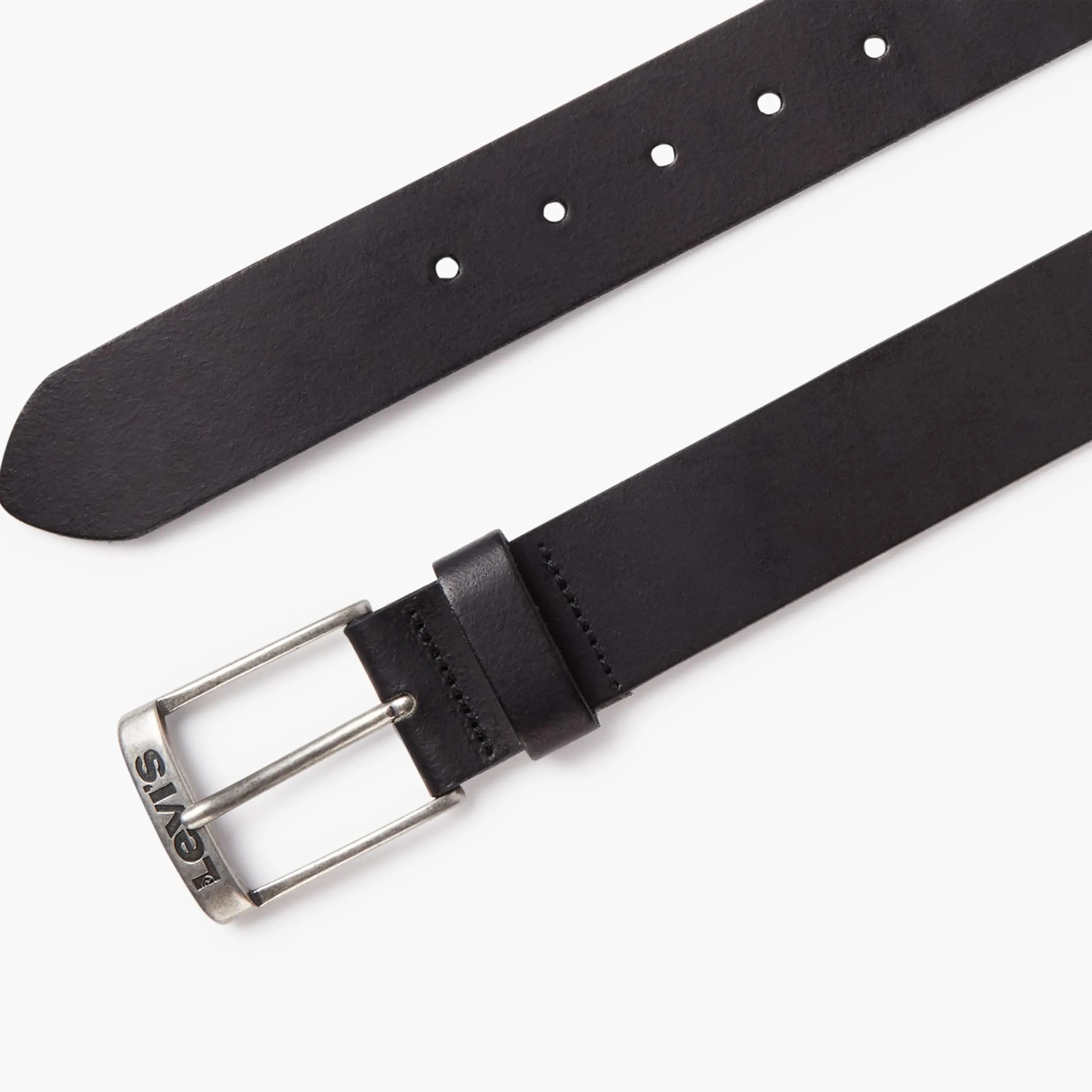 Levi's New Duncan Men's Belt, Regular Black, 85 - immagine 2