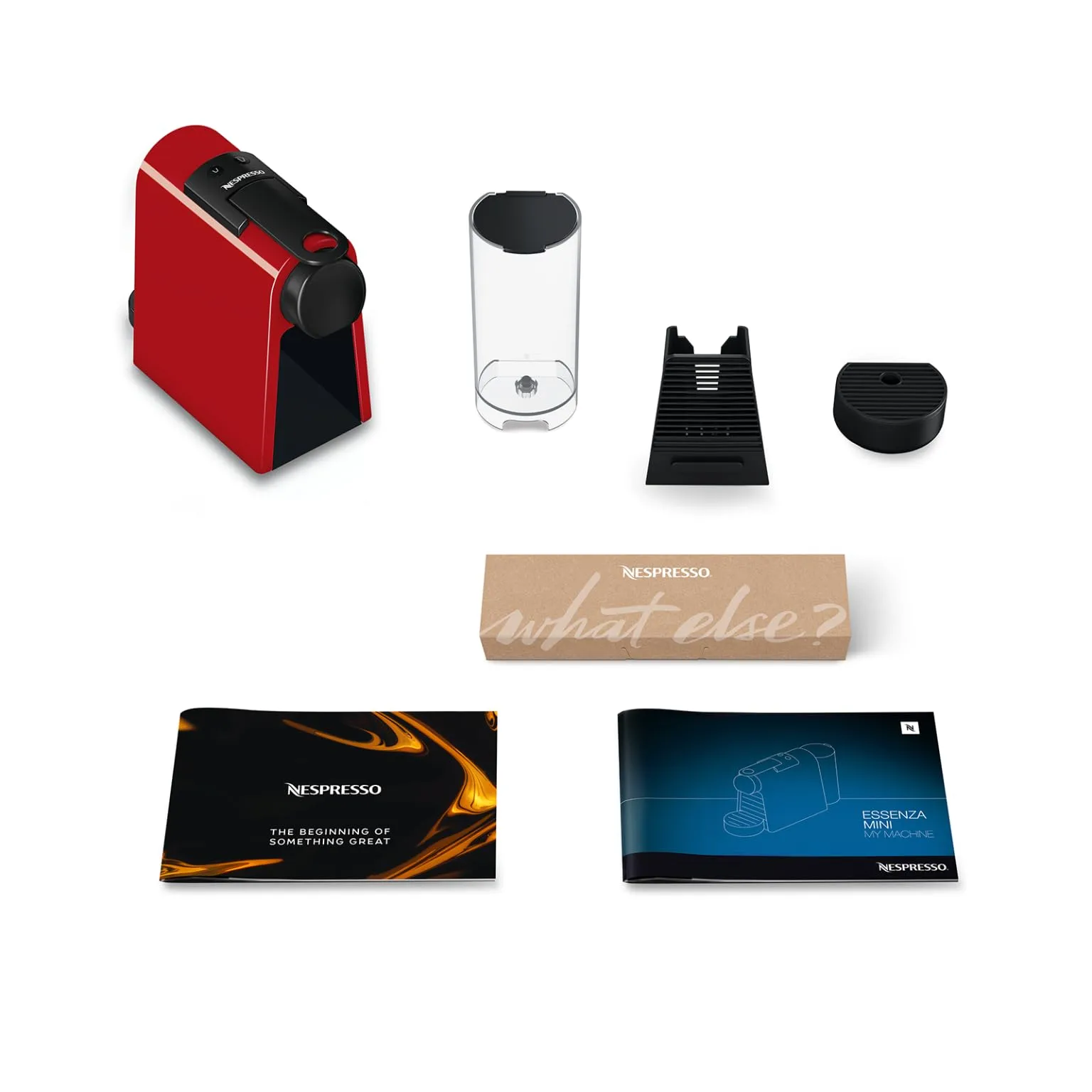 Nespresso Essenza Mini EN85.R Macchina da Caffè DeLonghi, Ruby Red - immagine 8