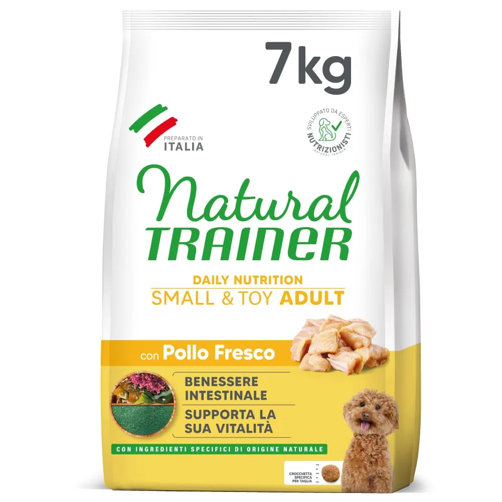 Trainer Natural Small & Toy Cibo per Cani Adulti con Pollo - 7kg - immagine 1