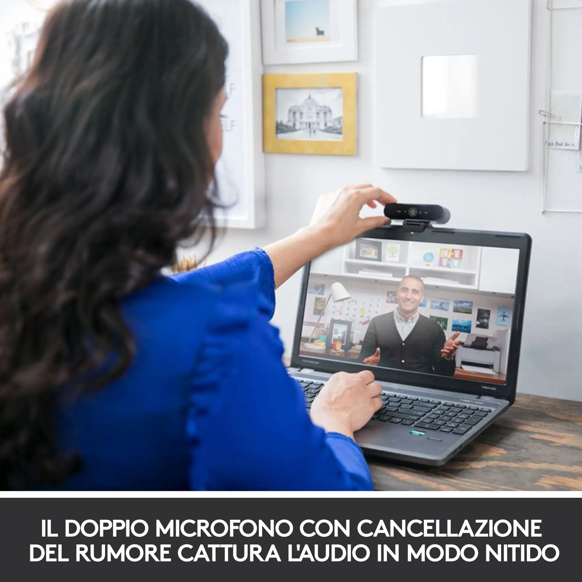 Logitech Brio Stream 4K HD Webcam - Graphite - immagine 5