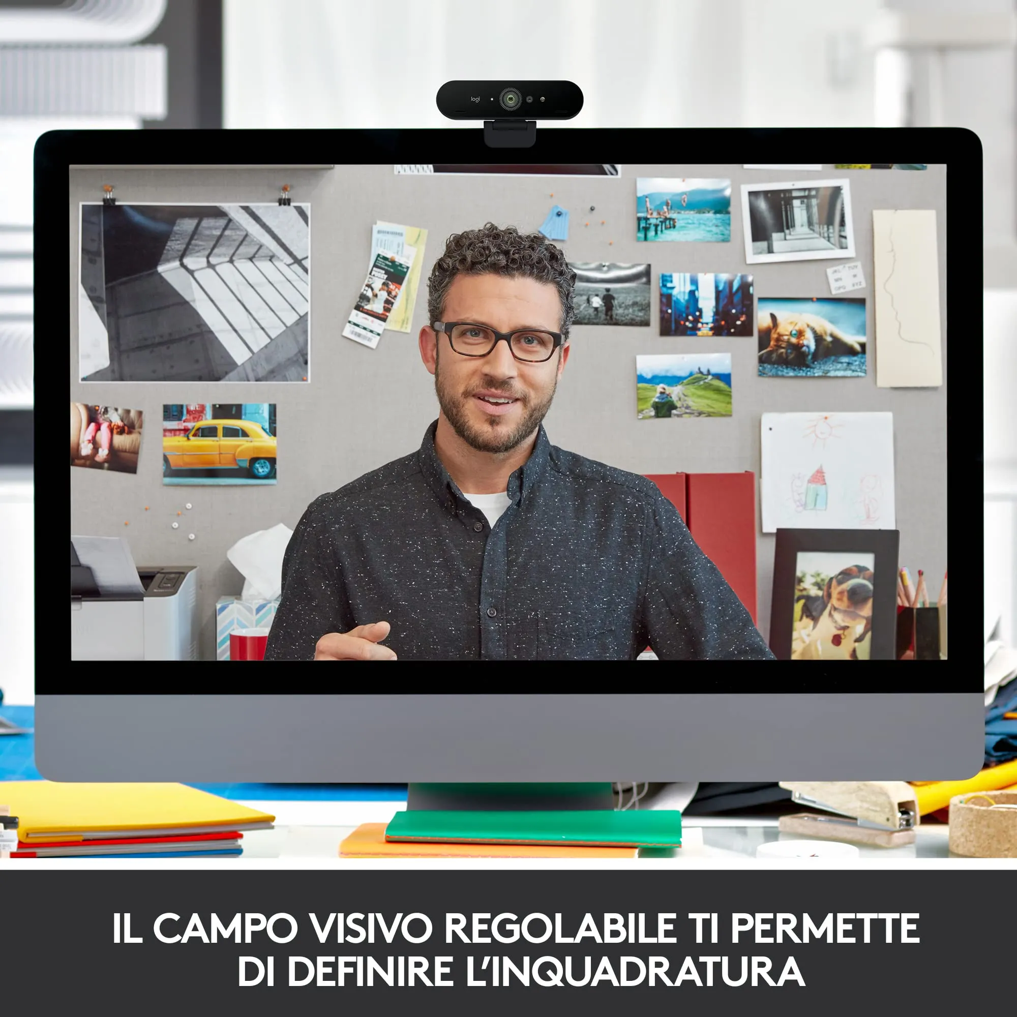 Logitech Brio Stream 4K HD Webcam - Graphite - immagine 8
