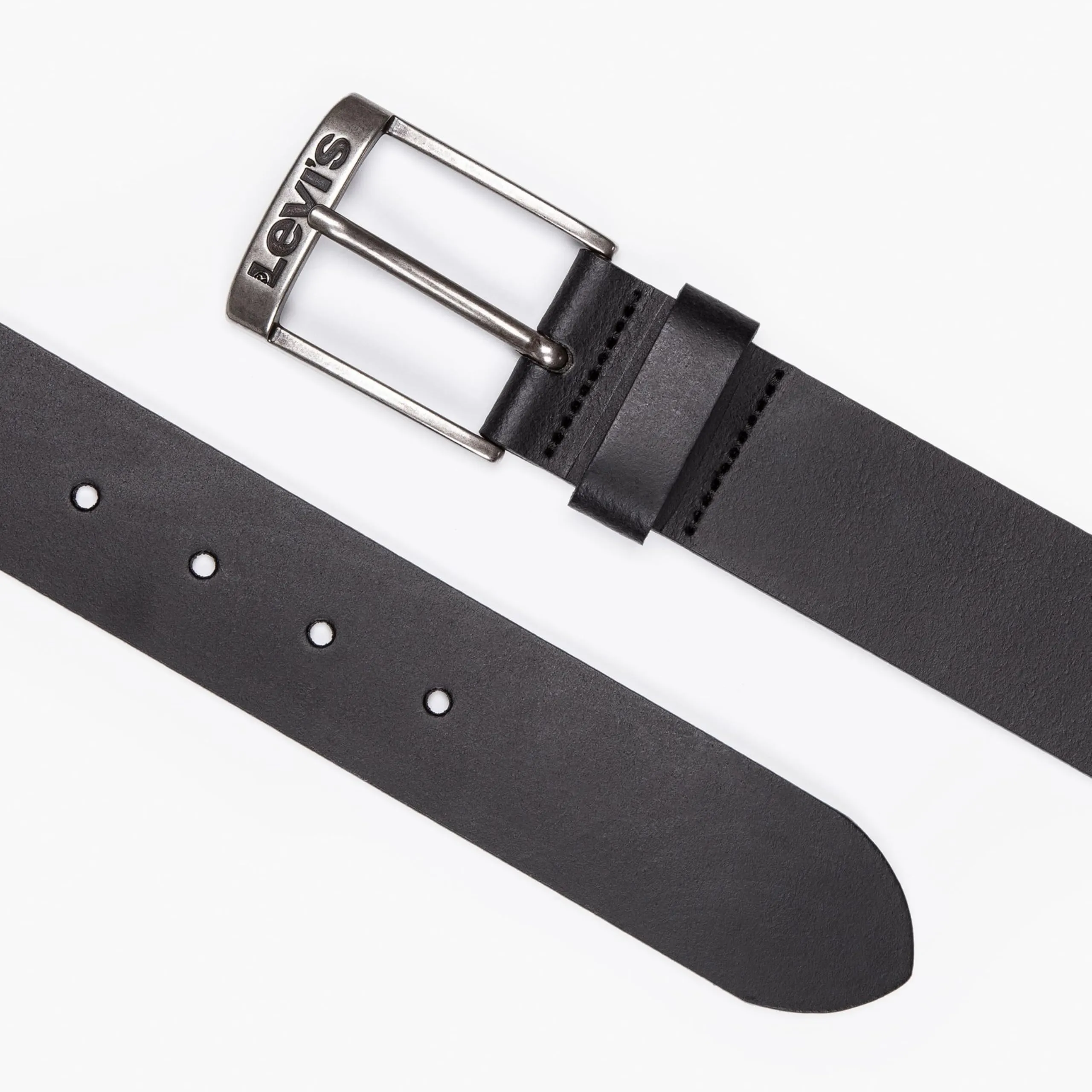 Levi's New Duncan Men's Belt, Regular Black, 90 - immagine 6