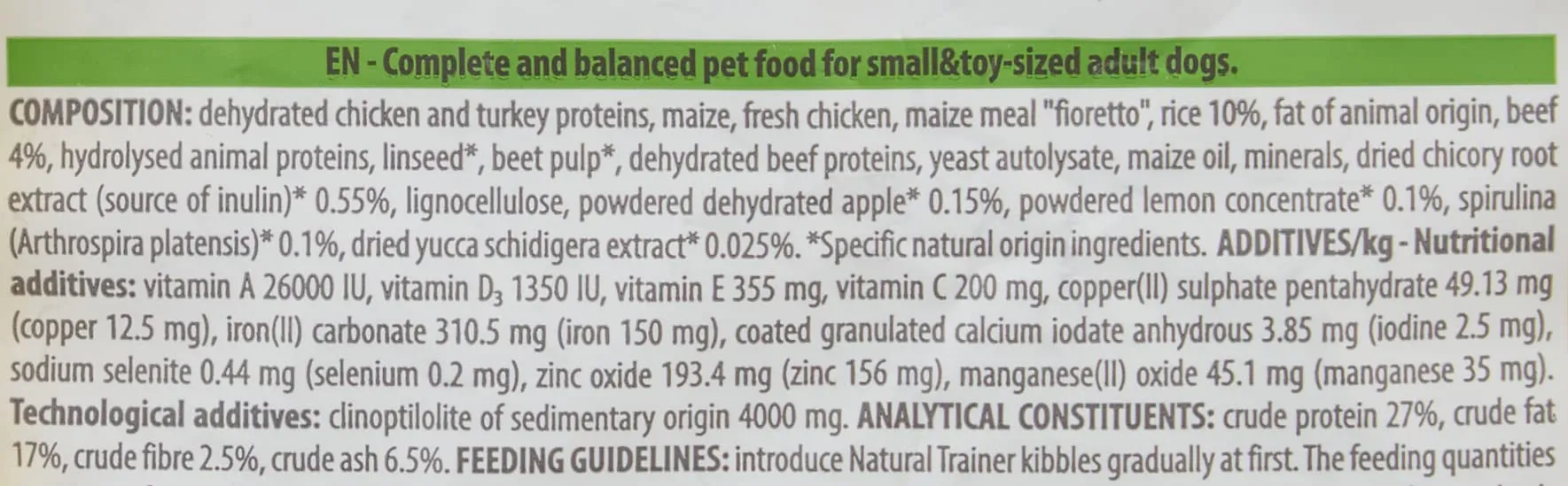 Trainer Natural Small Manzo Riso Cibo Secco per Cani, 2kg - immagine 4