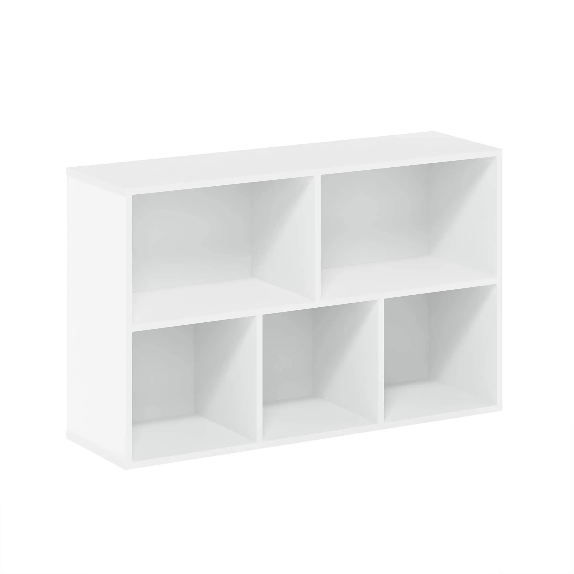 Furinno Luder Scaffale aperto reversibile a 5 cubi, Bianco - immagine 8