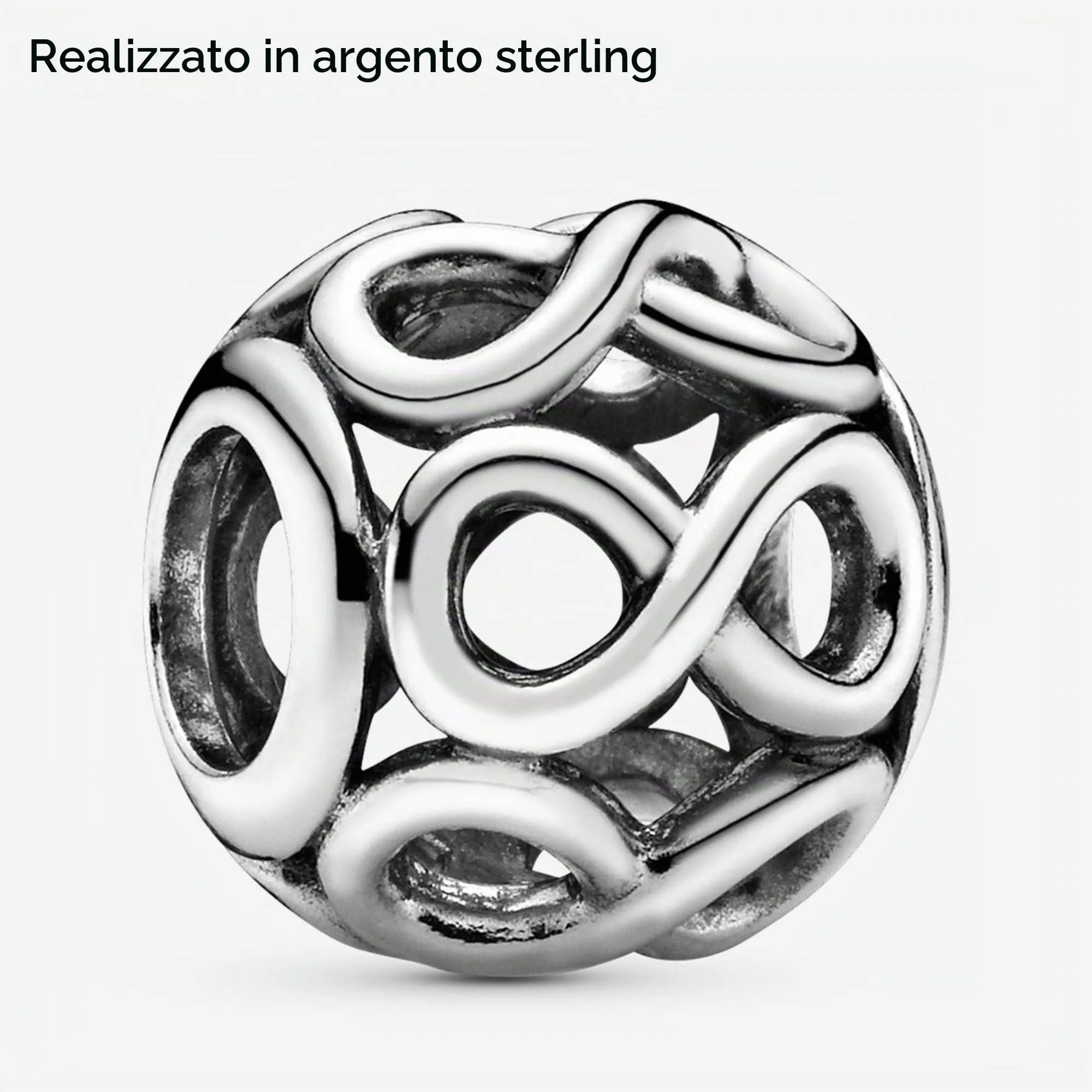 Pandora Passions Ciondolo Simbolo dell'Infinito in Argento 791872 - immagine 5