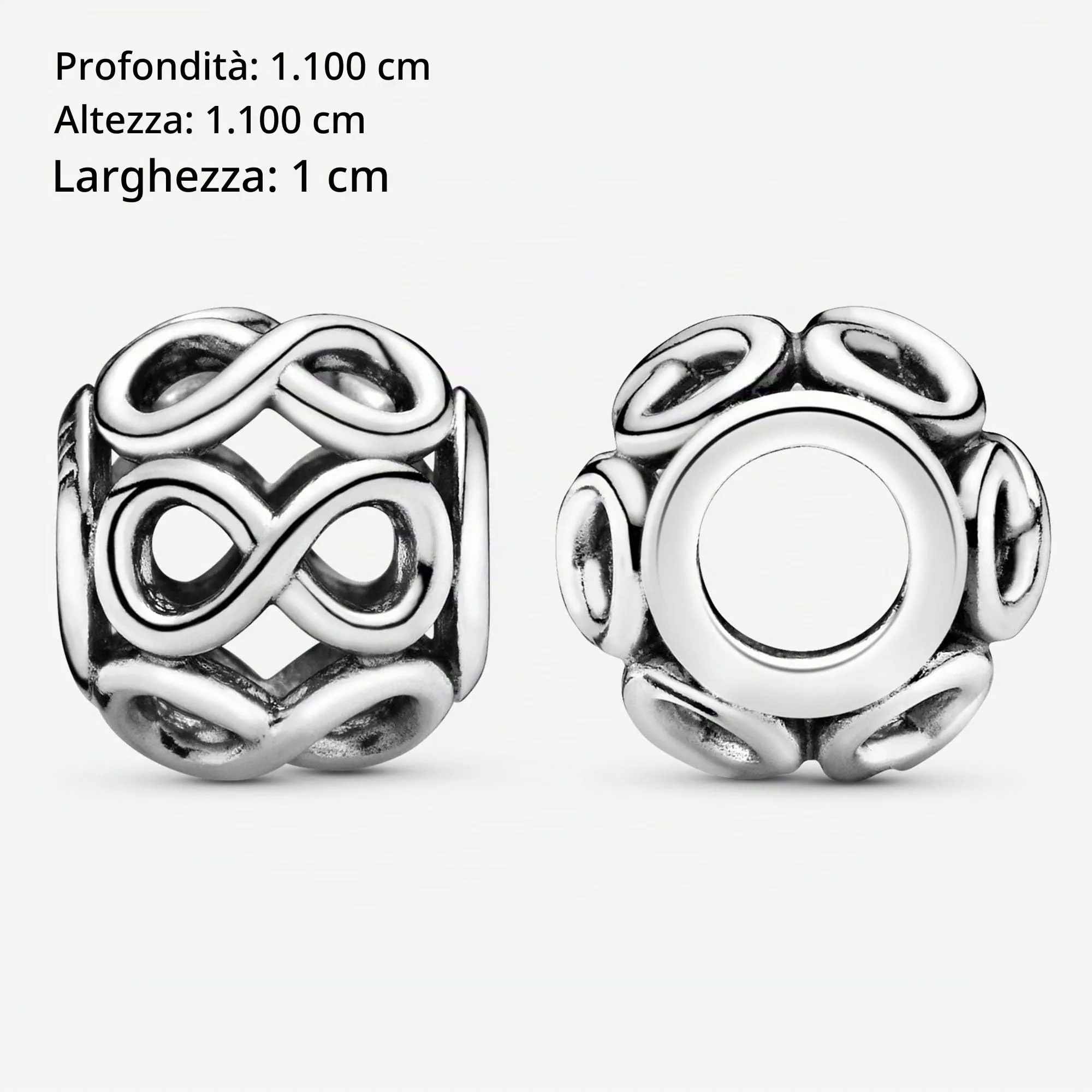 Pandora Passions Ciondolo Simbolo dell'Infinito in Argento 791872 - immagine 6