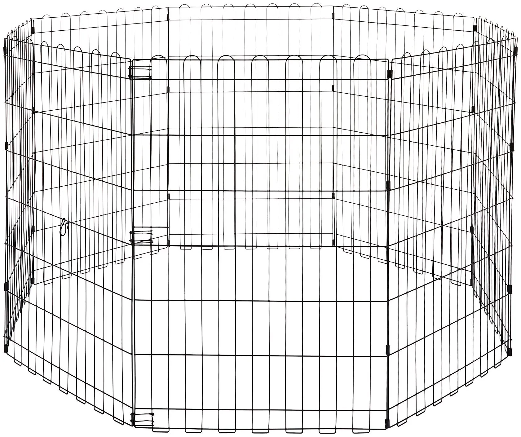 Amazon Basics Box per Esercizi per Cani e Animali Domestici, Pieghevole in Metallo, senza porta, 91 cm - immagine 1