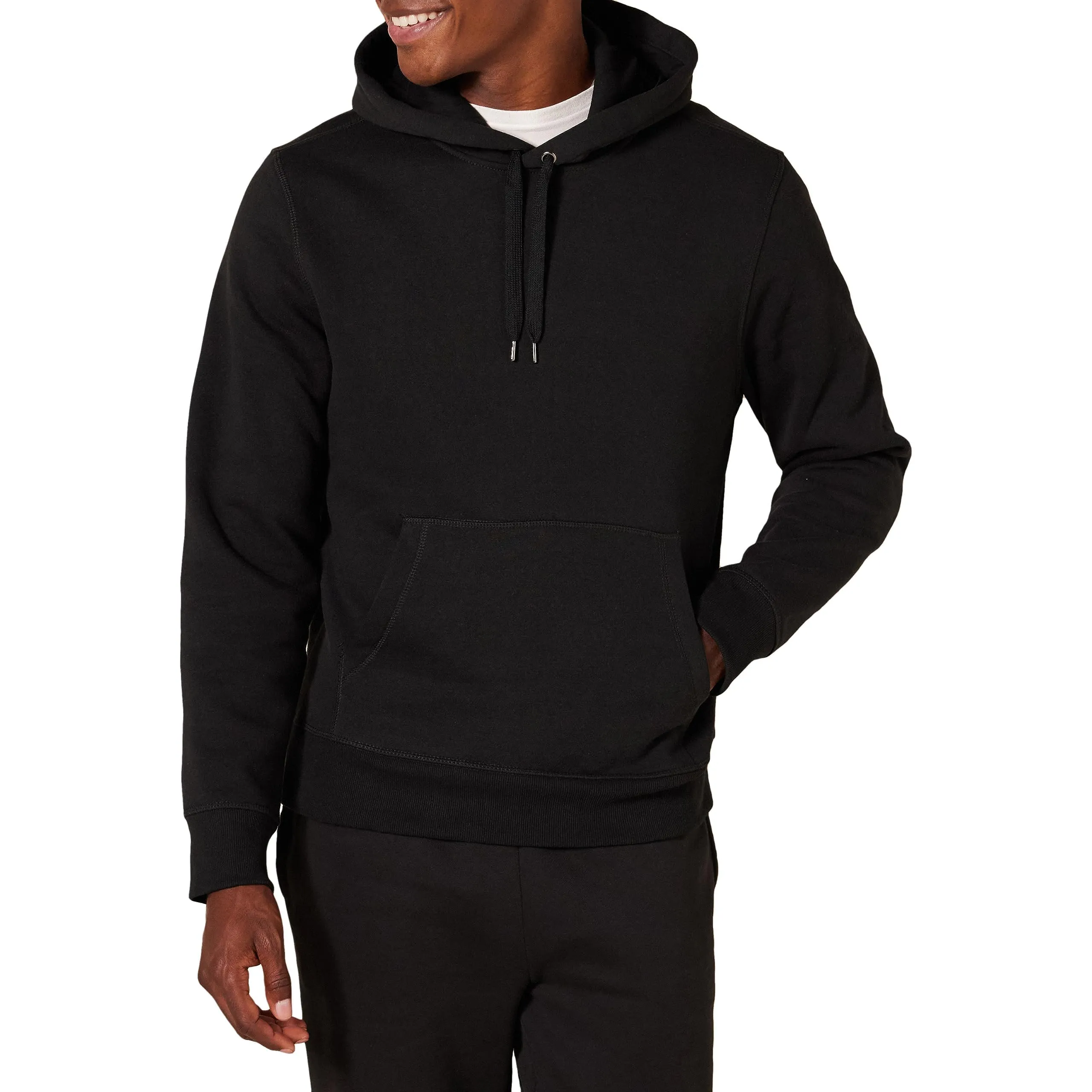 Amazon Essentials Felpa con Cappuccio Uomo, Nero Puntinato, XL - immagine 1