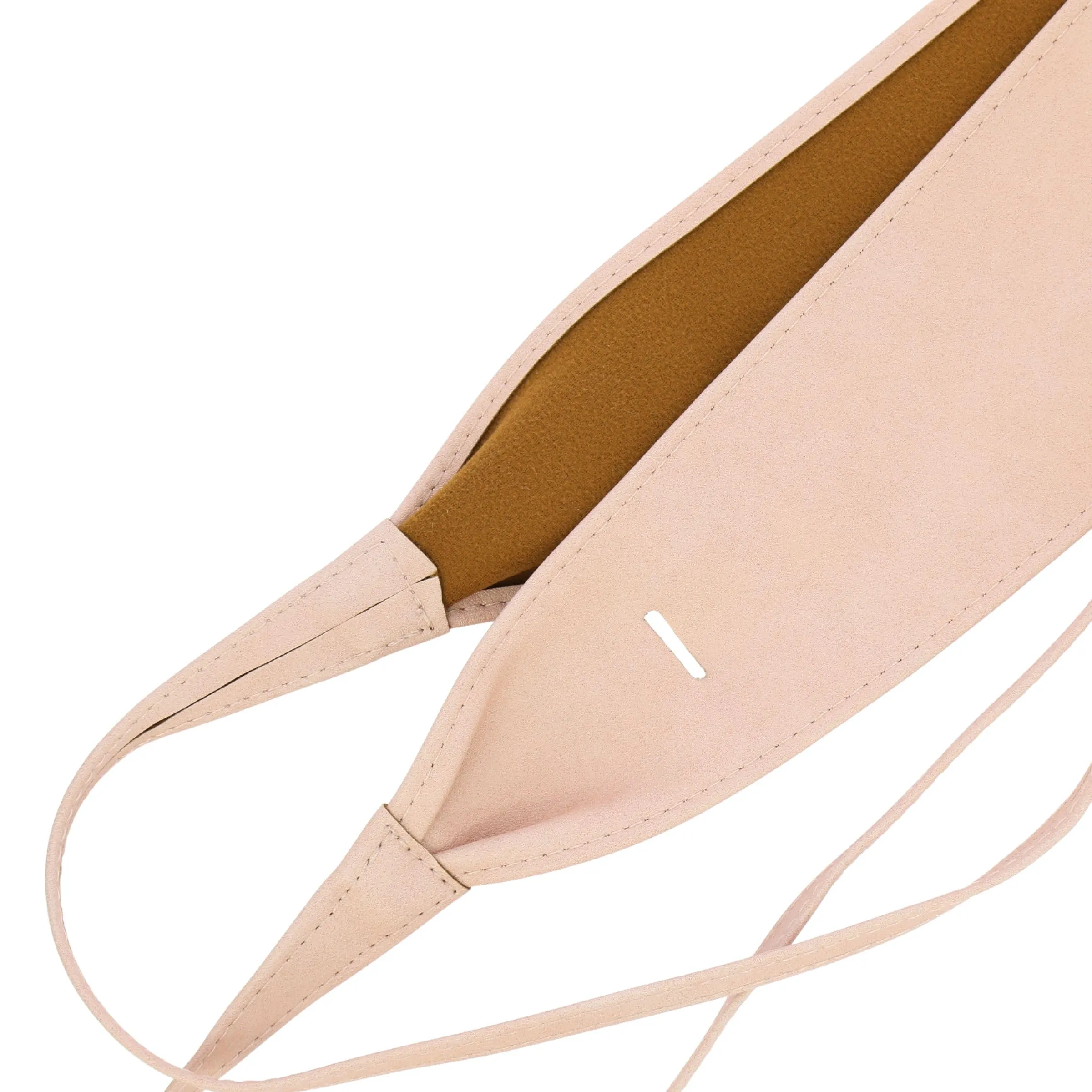 FASHIONGEN Cintura Obi da donna in similpelle poliuretano, Rosa, L-XL - immagine 7