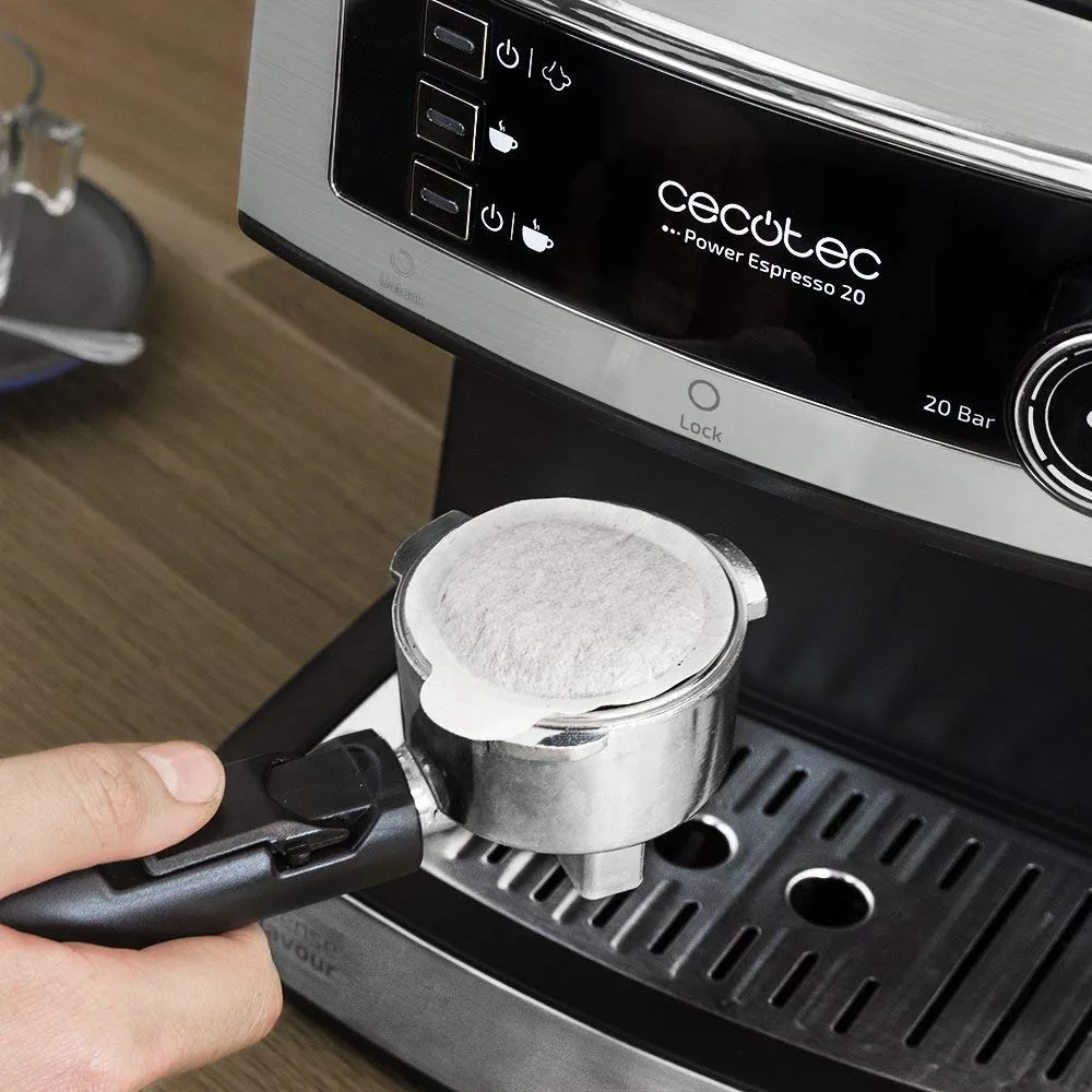 Cecotec Power Espresso 20 Macchina da Caffè Espresso, 850 W, 20 Bar, Serbatoio 1,6 L, Acciaio Inox - immagine 7