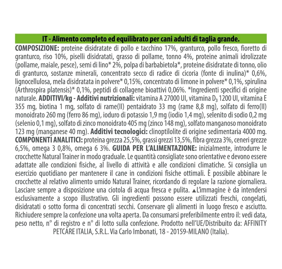 Trainer Natural Maxi Cibo per Cani Adulti con Tonno, 12kg - immagine 3