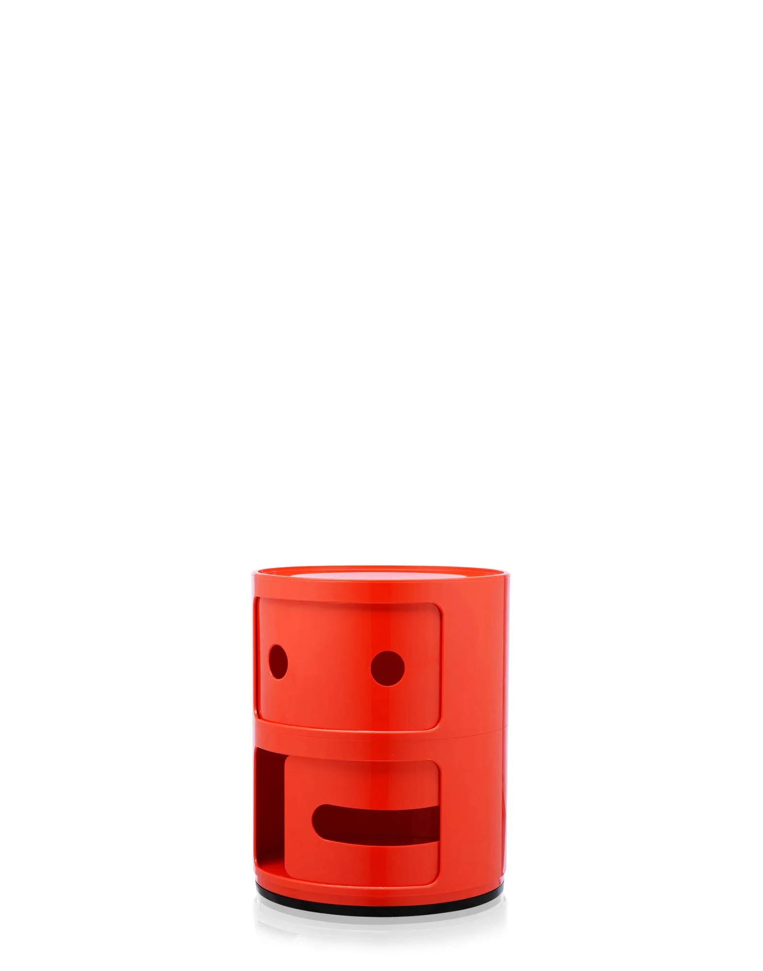 Kartell Componibile Smile Contenitore Faccia Seria, ABS, Rosso, 32 x 32 x 40 cm - immagine 5