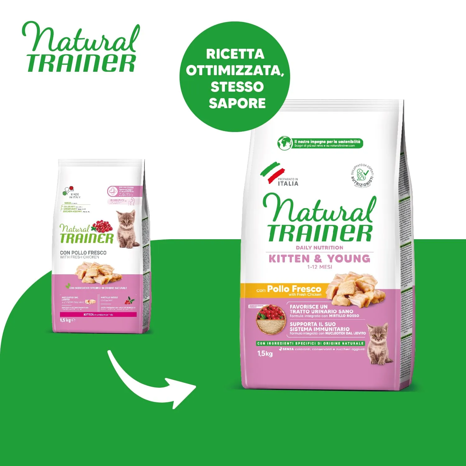 Trainer Natural Cat Kitten 1.5 kg - immagine 2