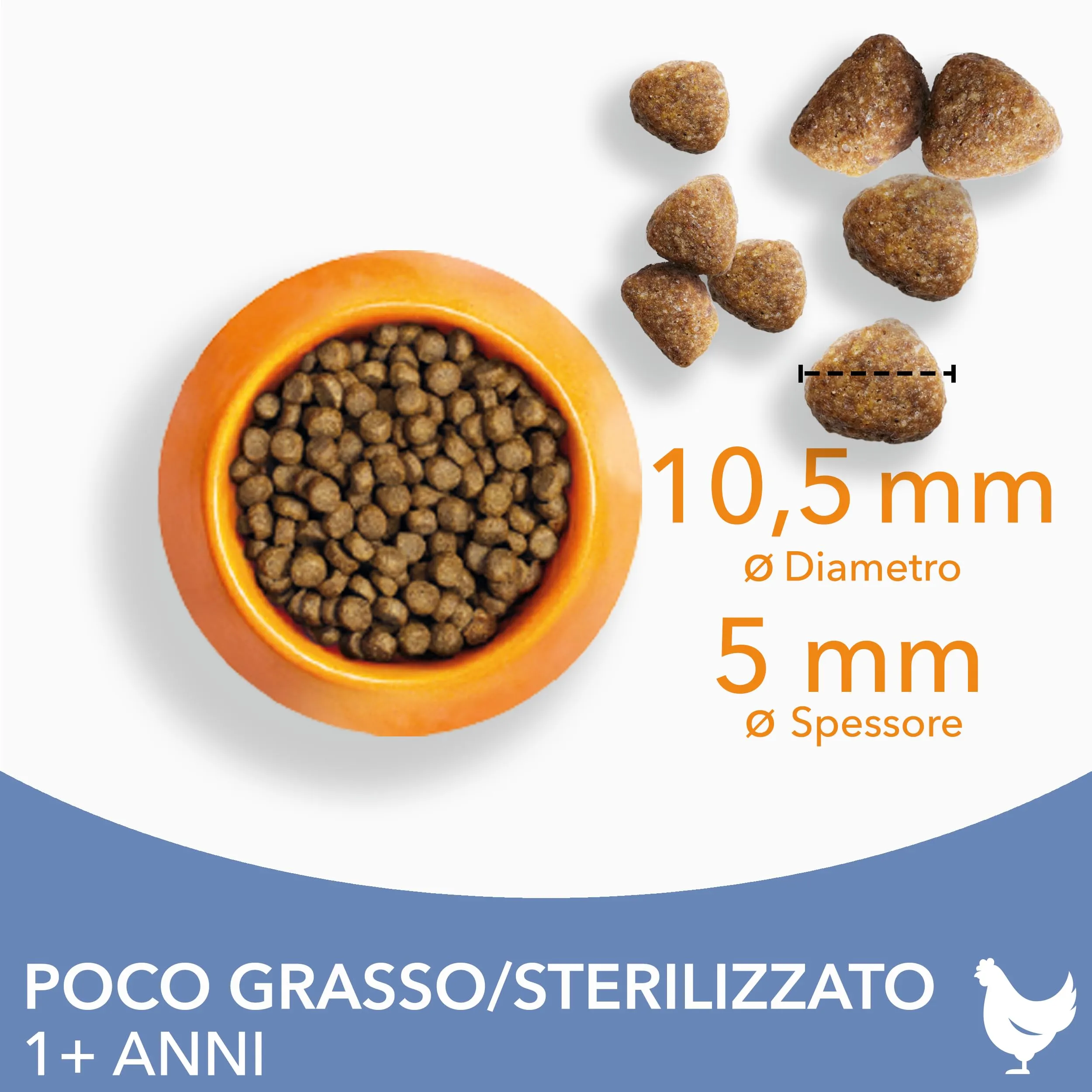 IAMS Poco grasso/Sterilizzato - Cibo secco per gatti adulti, 3 kg - immagine 2