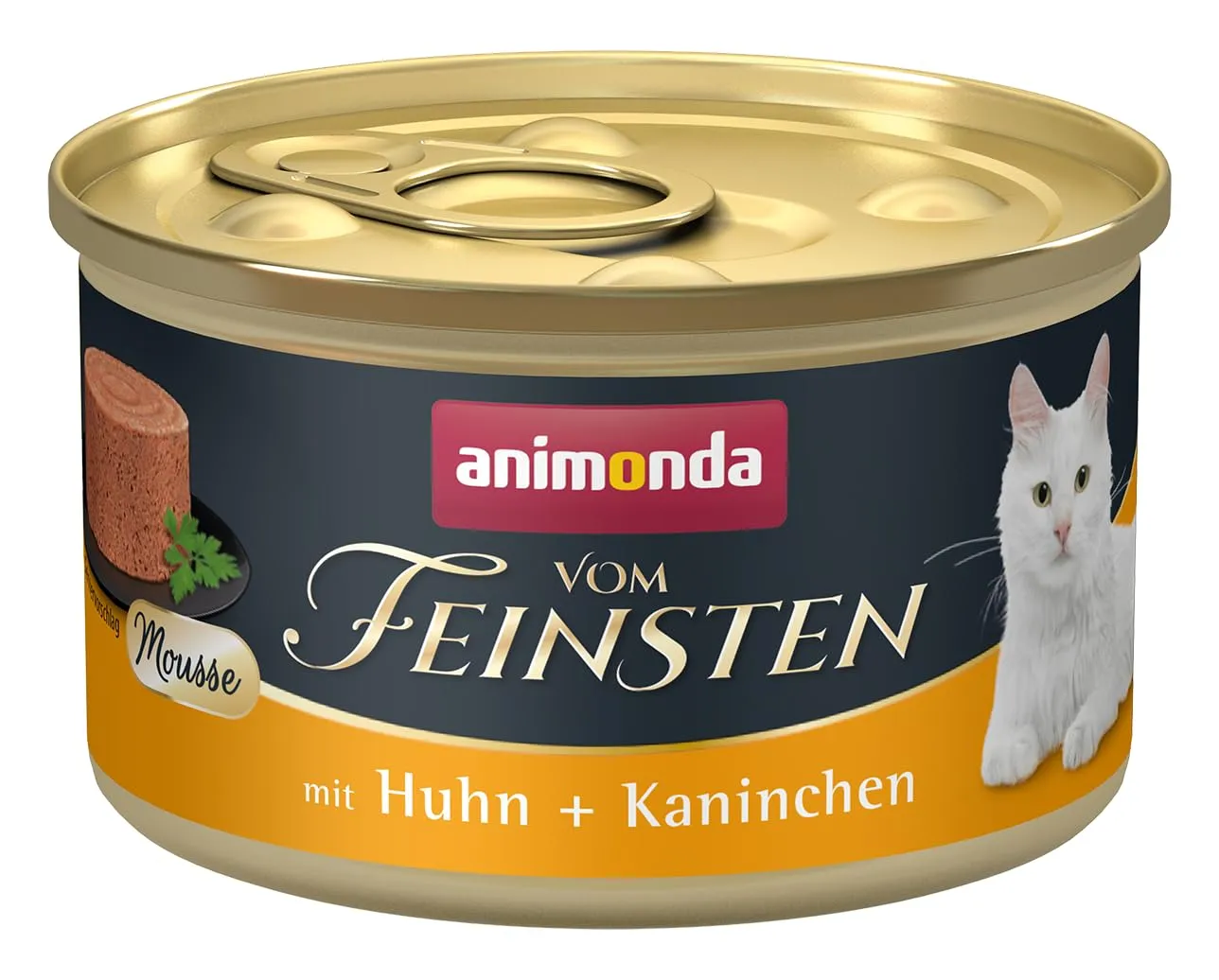animonda Vom Feinsten Cibo per gatti adulti Mousse varietà, 12 x 85 g, senza cereali e zucchero - immagine 3
