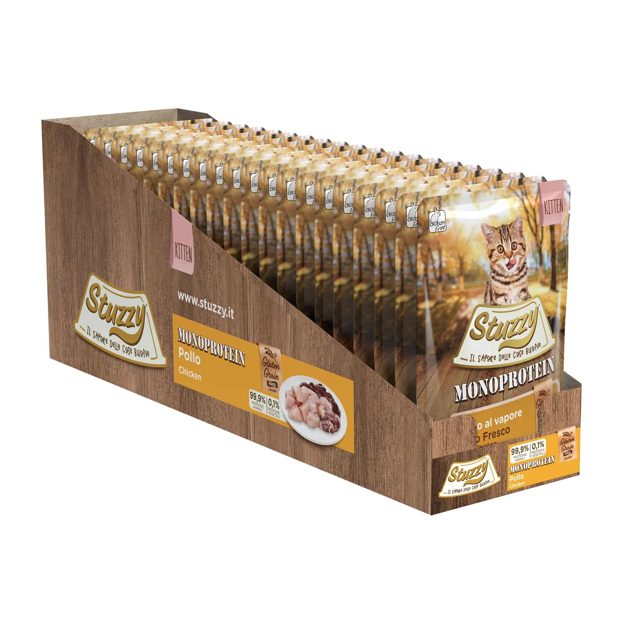 Stuzzy Monoprotein Kitten Pollo 85g (Pack of 20) - immagine 2