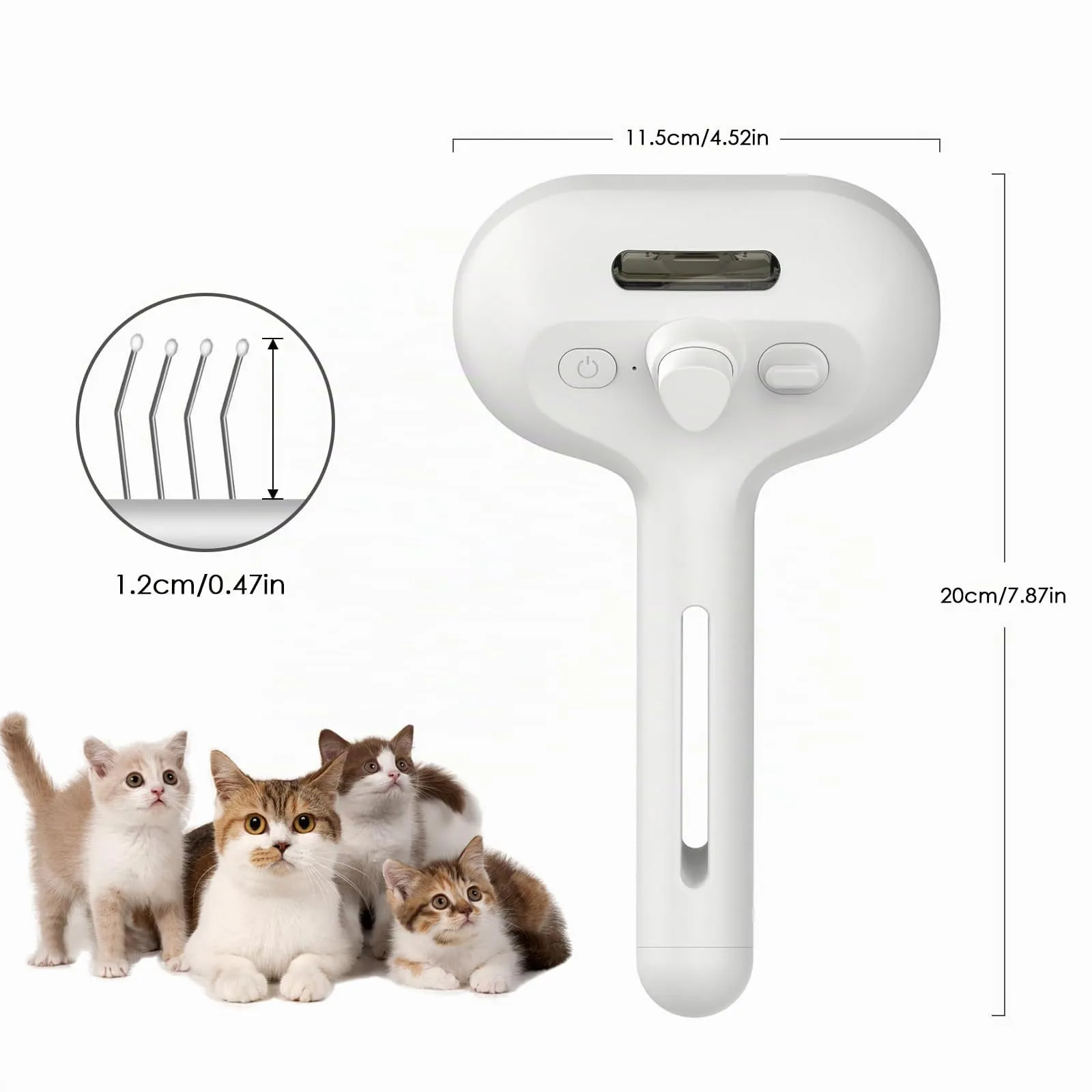 Oskuglin Spazzola Vapore Freddo 3-in-1 per Cani e Gatti - immagine 5