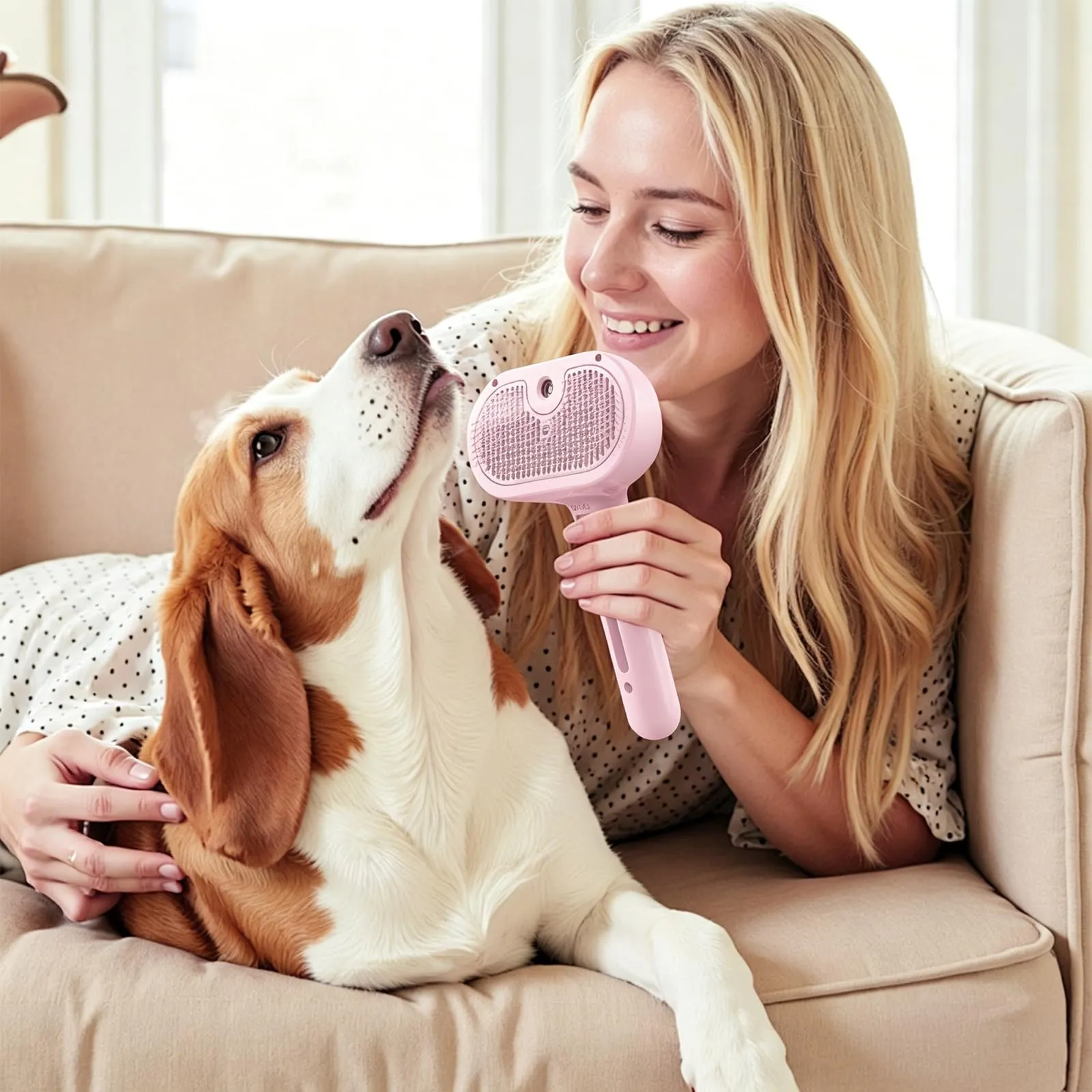 Oskuglin Spazzola Vapore Freddo 3-in-1 per Cani e Gatti - immagine 2