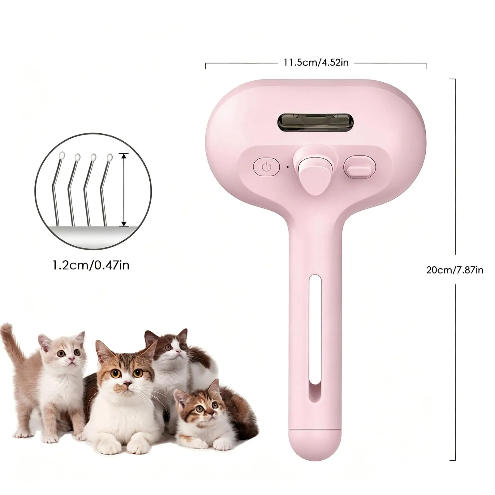 Oskuglin Spazzola Vapore Freddo 3-in-1 per Cani e Gatti - immagine 5
