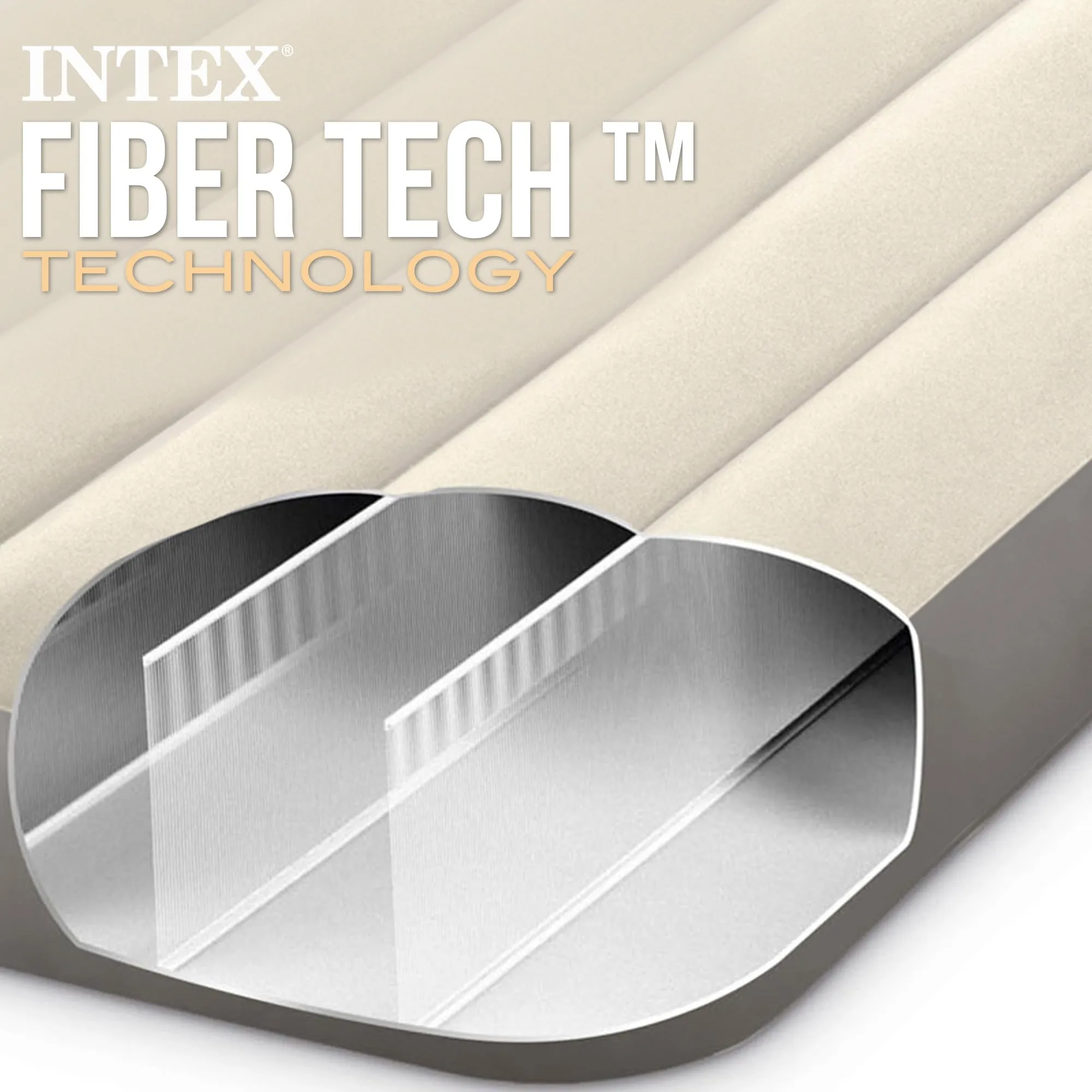 Intex Deluxe Classic Matrimoniale Dura Beam Airbed, 152 x 203 x 25 cm - immagine 8