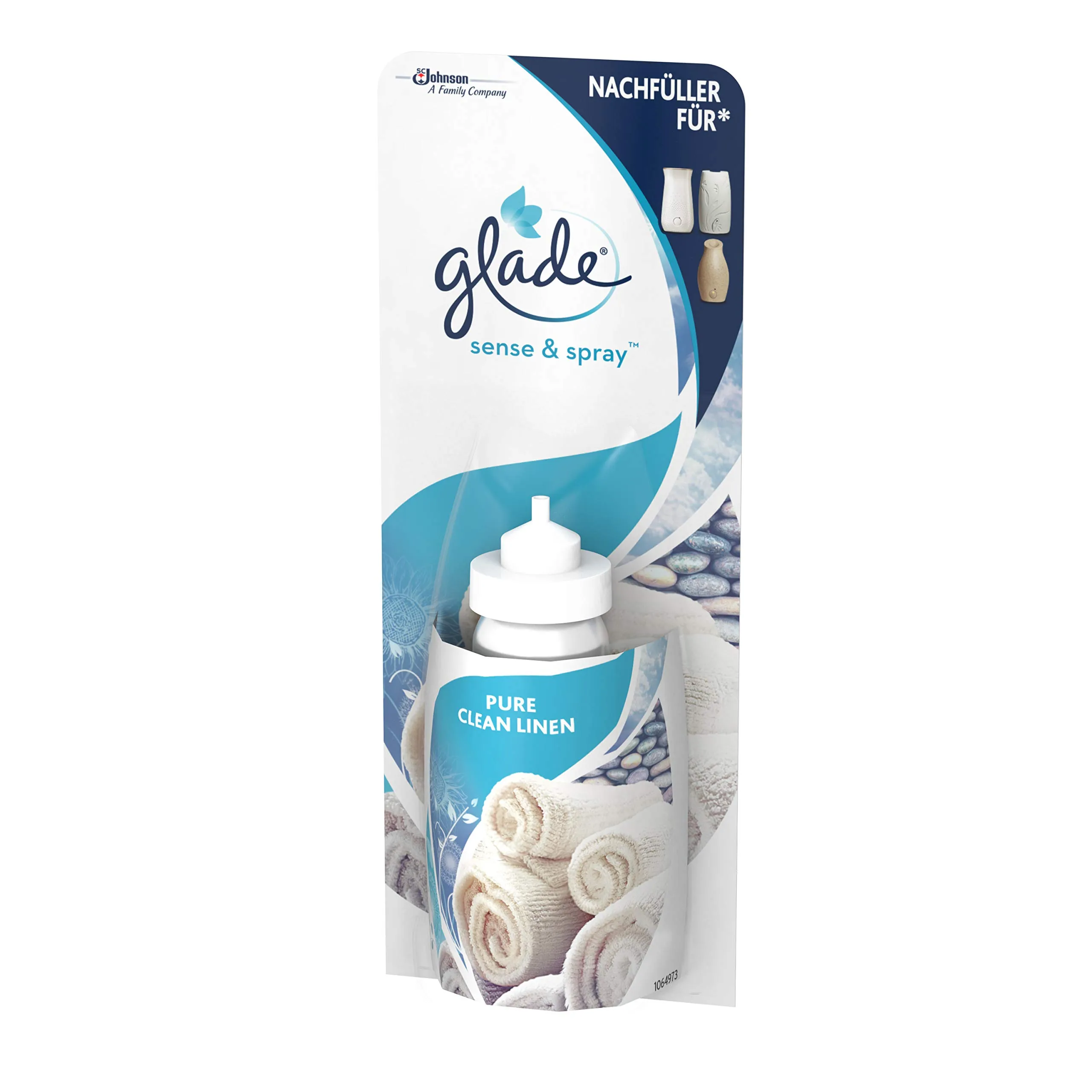Glade Sense & Spray Ricarica Pure Clean Linen (Fresh Cotton), 18 ml - immagine 2