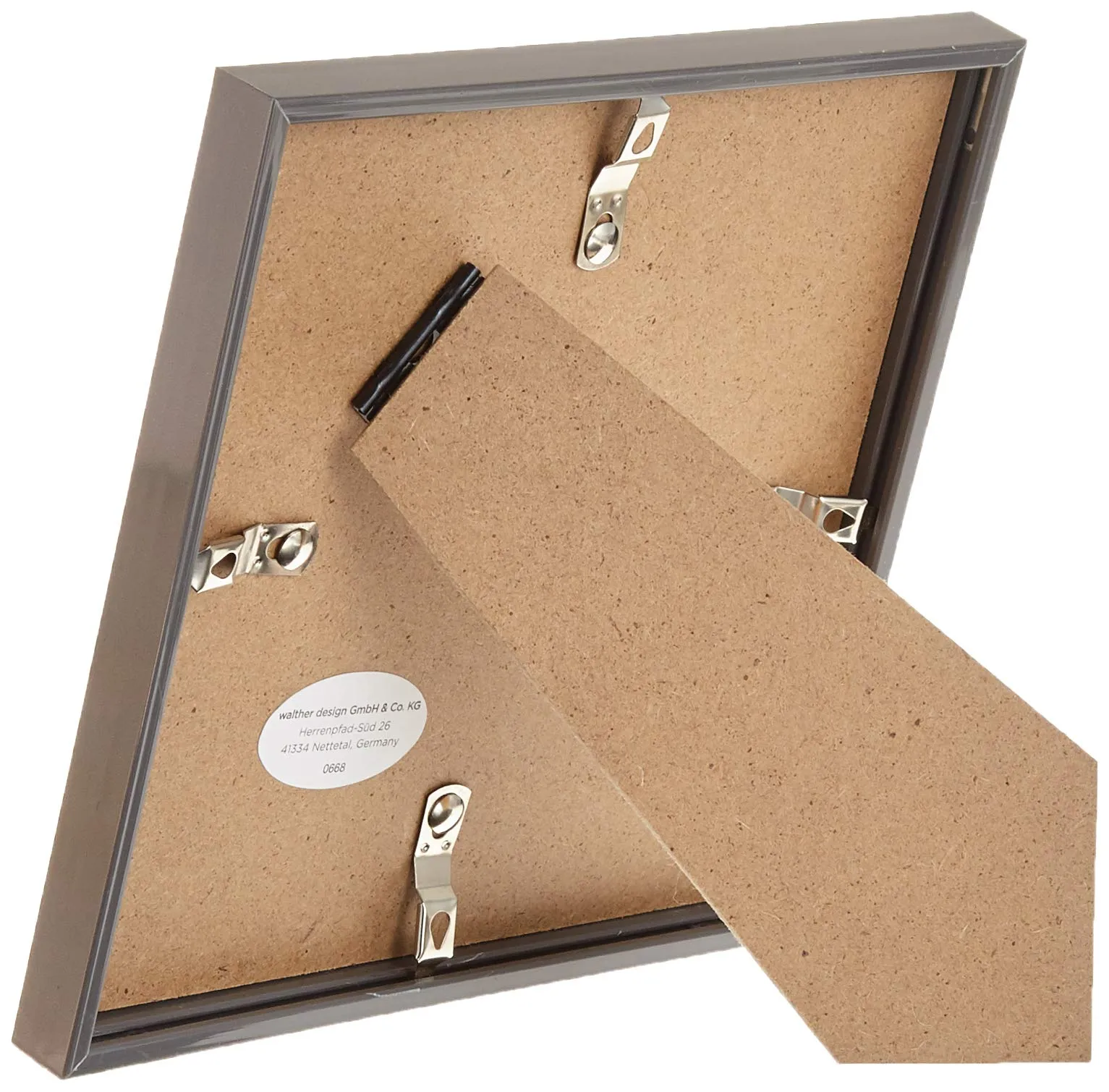 Walther Design New Lifestyle Cornice in Plastica Acciaio 15 x 15 cm KV150D - immagine 3
