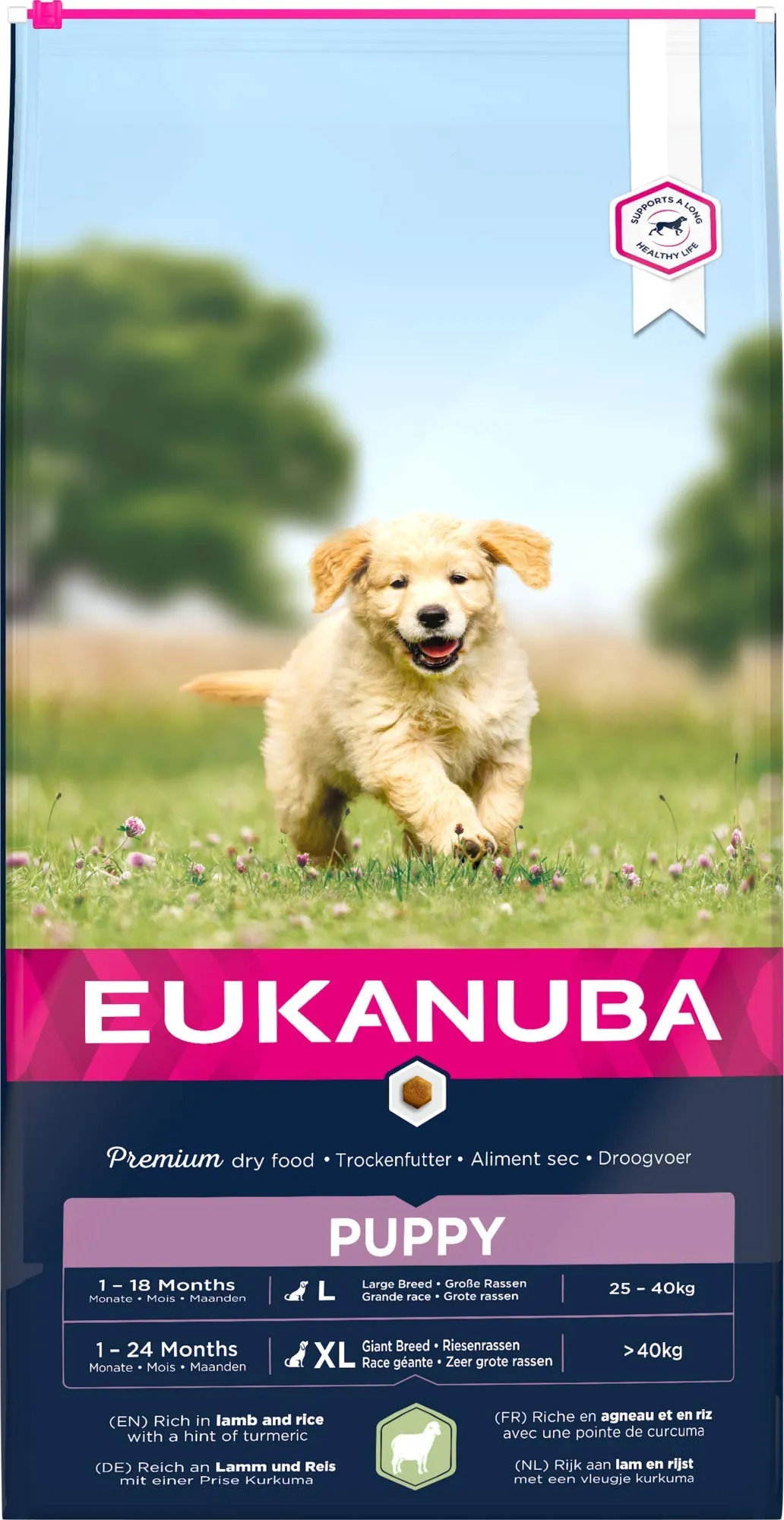 Eukanuba Cibo Secco per Cuccioli di Taglia Grande, Agnello e Riso, 12 kg - immagine 6