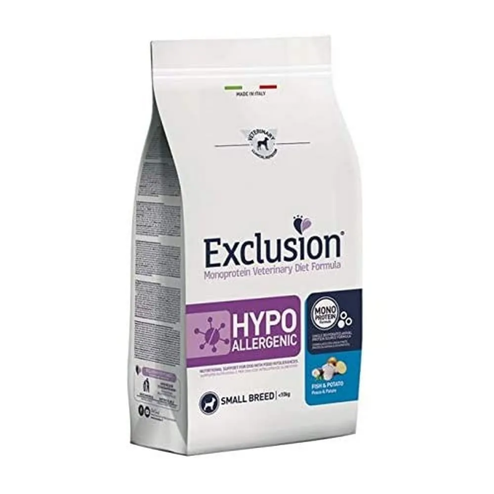 Exclusion Diet Hypoallergenic Small Breed Pesce e Patate 2 kg - immagine 1