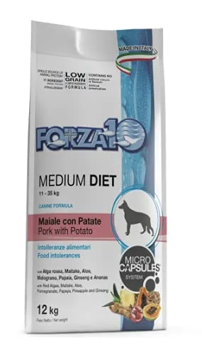 Forza10 Medium Maiale Patate Alimento Cane Secco Premium 12kg - immagine 1