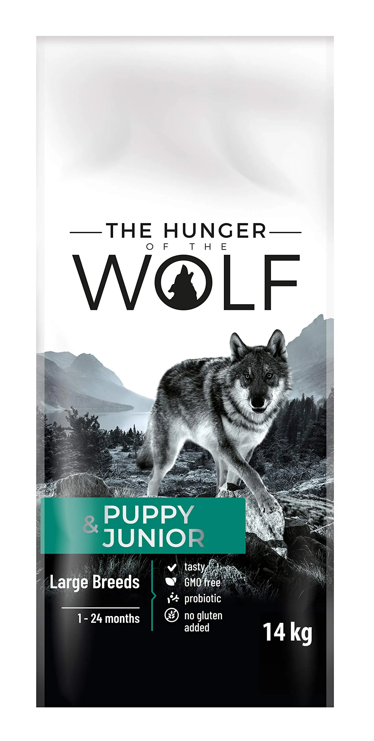 The Hunger of the Wolf Puppy Chicken for Large Breeds, 14 kg - immagine 3