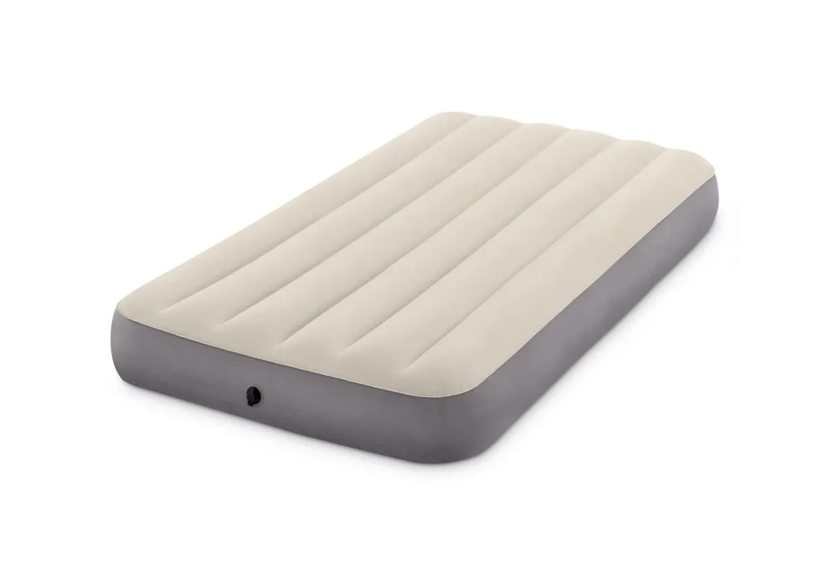 Intex Airbed Materasso Deluxe Singolo Classic Dura Beam Fiber Tech, 99 x 191 x 25 cm - immagine 1