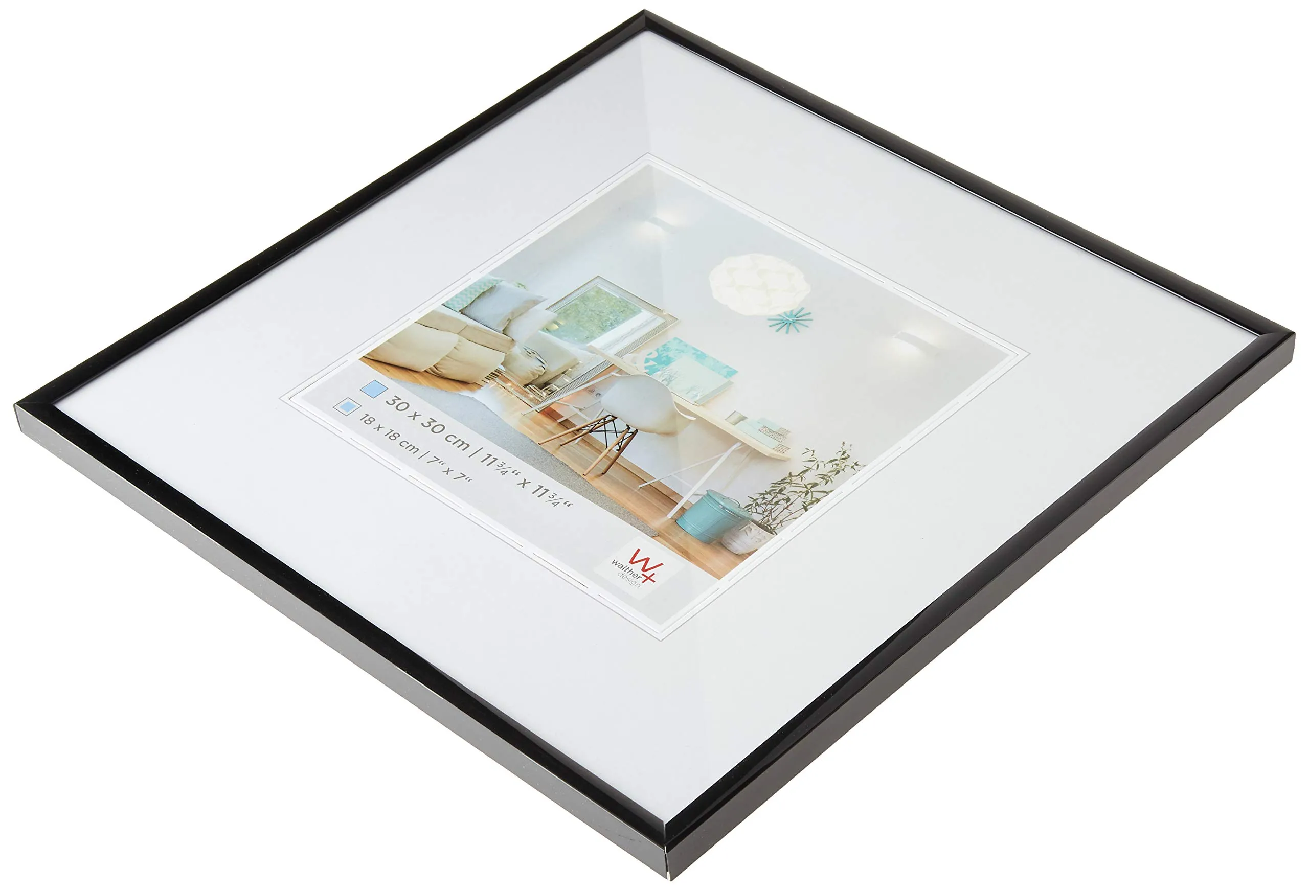 walther design Cornice Nera 30 x 30 cm KV330B - immagine 4