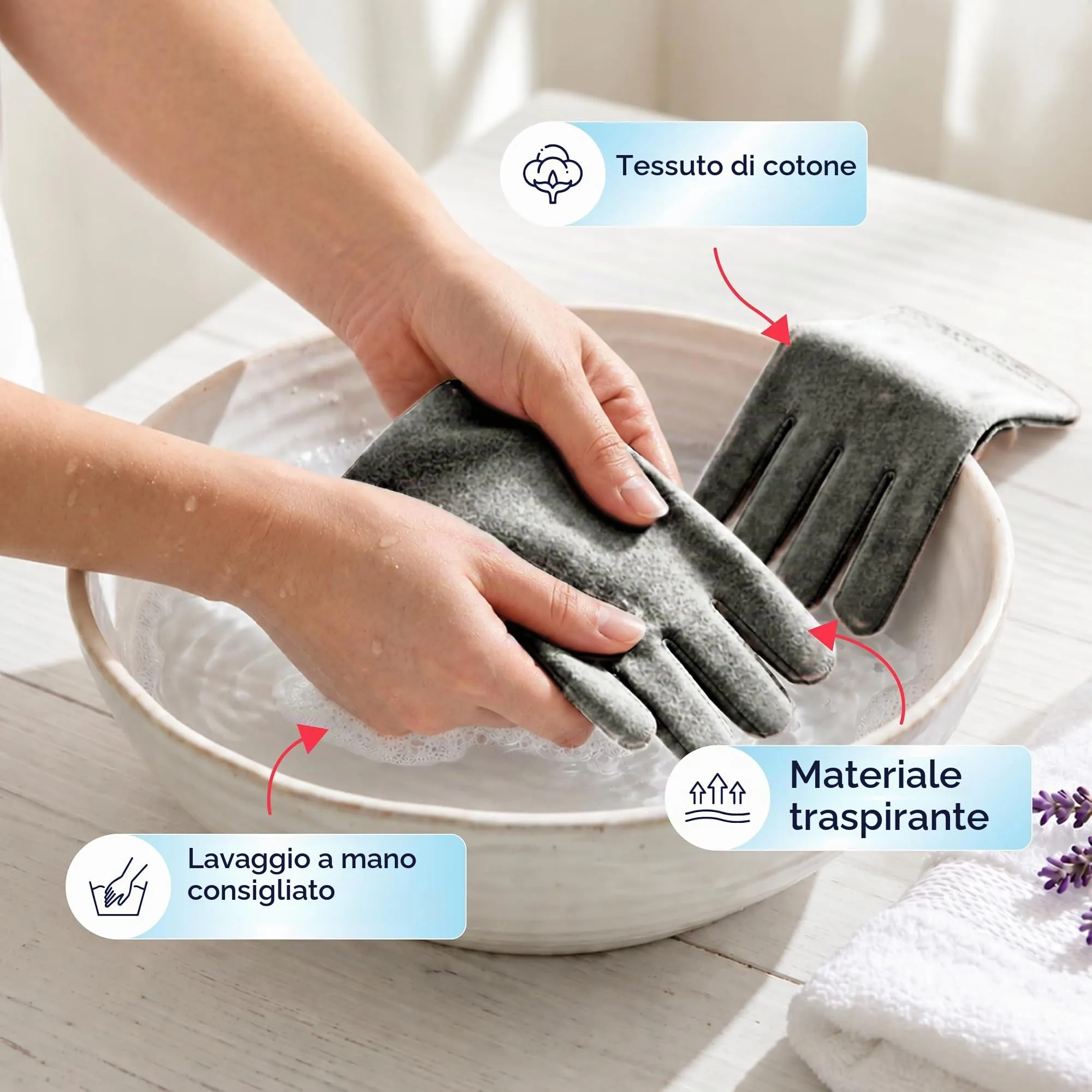 Dr. Arthritis Tutore Tunnel Carpale a Compressione, Guanti per Artrosi alle Mani (Grigio, Taglia L, 1 Paio) - immagine 9