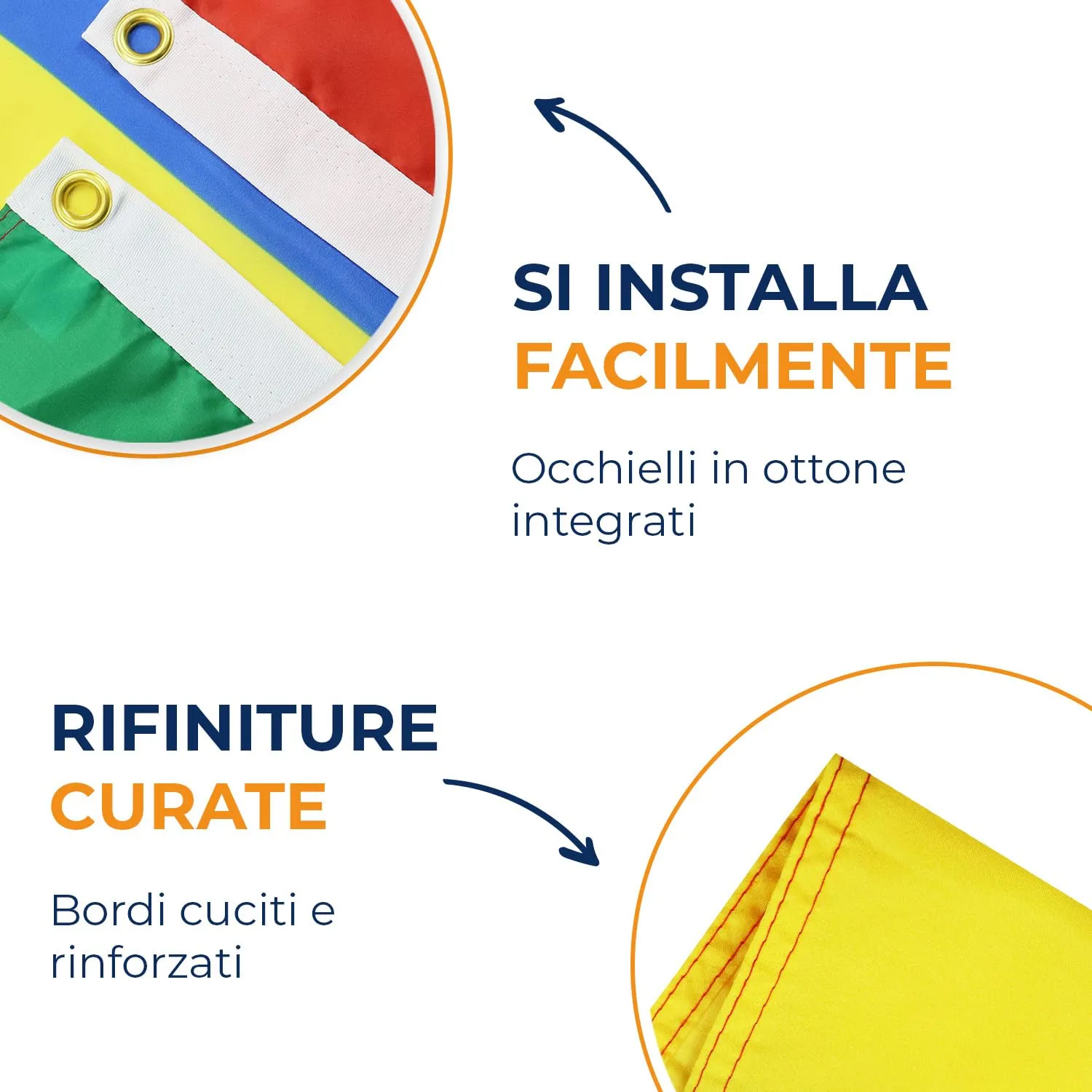AZ FLAG Bandiera Mauritius 150x90 cm Poliestere Leggero 2 Occhielli - immagine 4