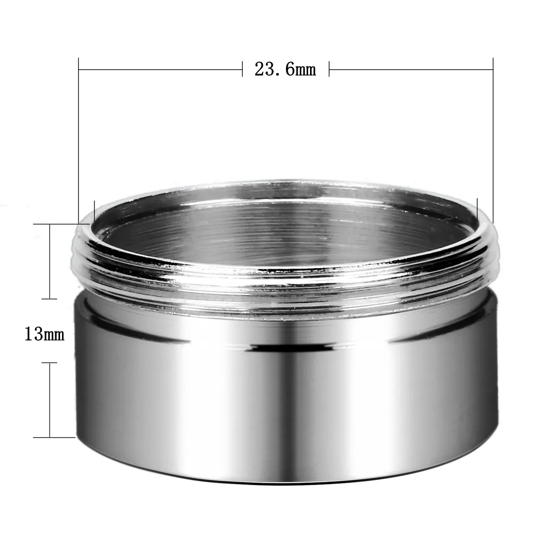 HTBAKOI Filtri Aeratore Rubinetto M24 in Ottone Cromato e ABS, 15 Pezzi con Chiave Universale per Cucina e Bagno - immagine 2