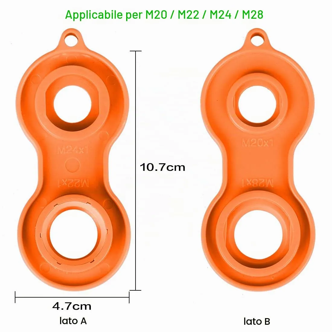 HTBAKOI Filtri Aeratore Rubinetto M24 in Ottone Cromato e ABS, 15 Pezzi con Chiave Universale per Cucina e Bagno - immagine 4