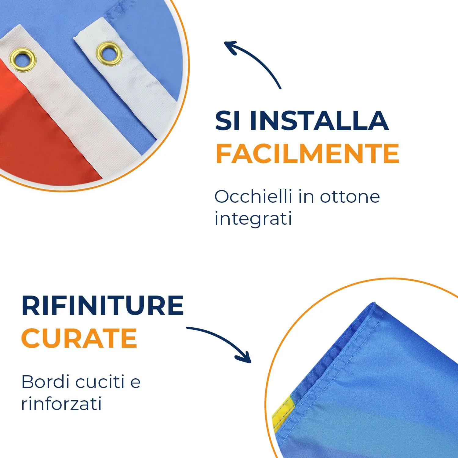 AZ FLAG Bandiera Repubblica Democratica del Congo 150x90 cm 2 Occhielli - immagine 4