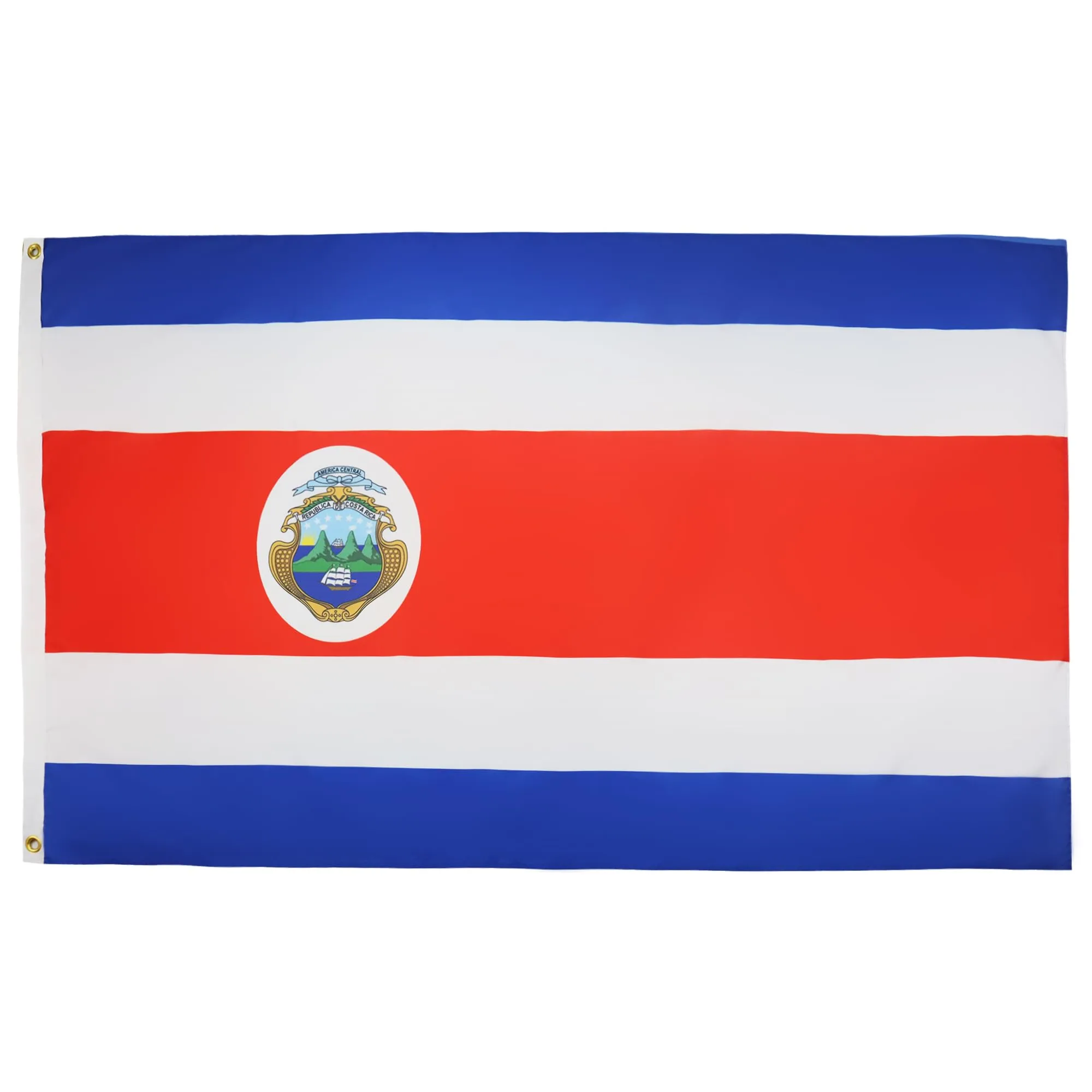 AZ FLAG Bandiera Costa Rica 150x90 cm in Poliestere Leggero con Occhielli - immagine 1