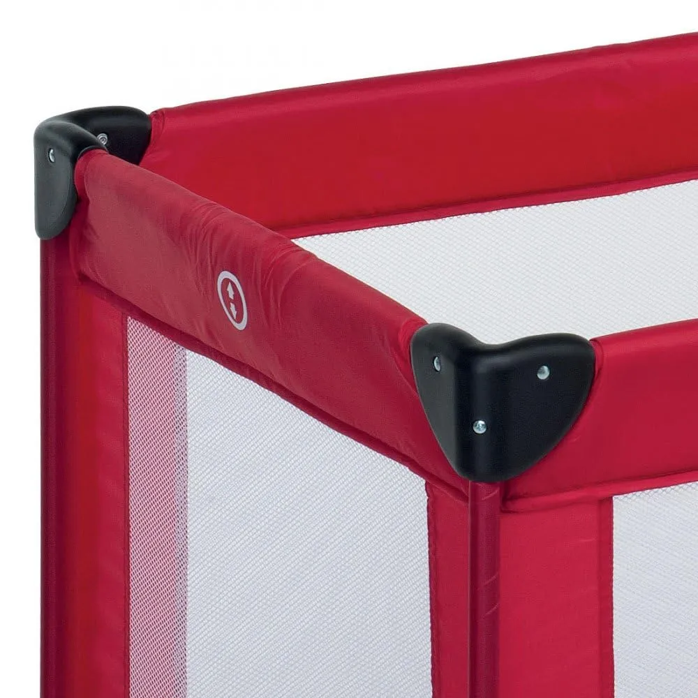 Foppapedretti Lettino da Viaggio Teddytour, Pieghevole, 78x67x127 cm, Rosso - immagine 2