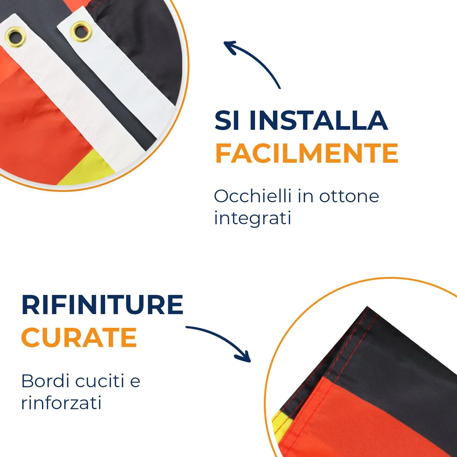 AZ FLAG Bandiera Uganda 150x90 cm in Poliestere leggero con 2 Occhielli - immagine 4