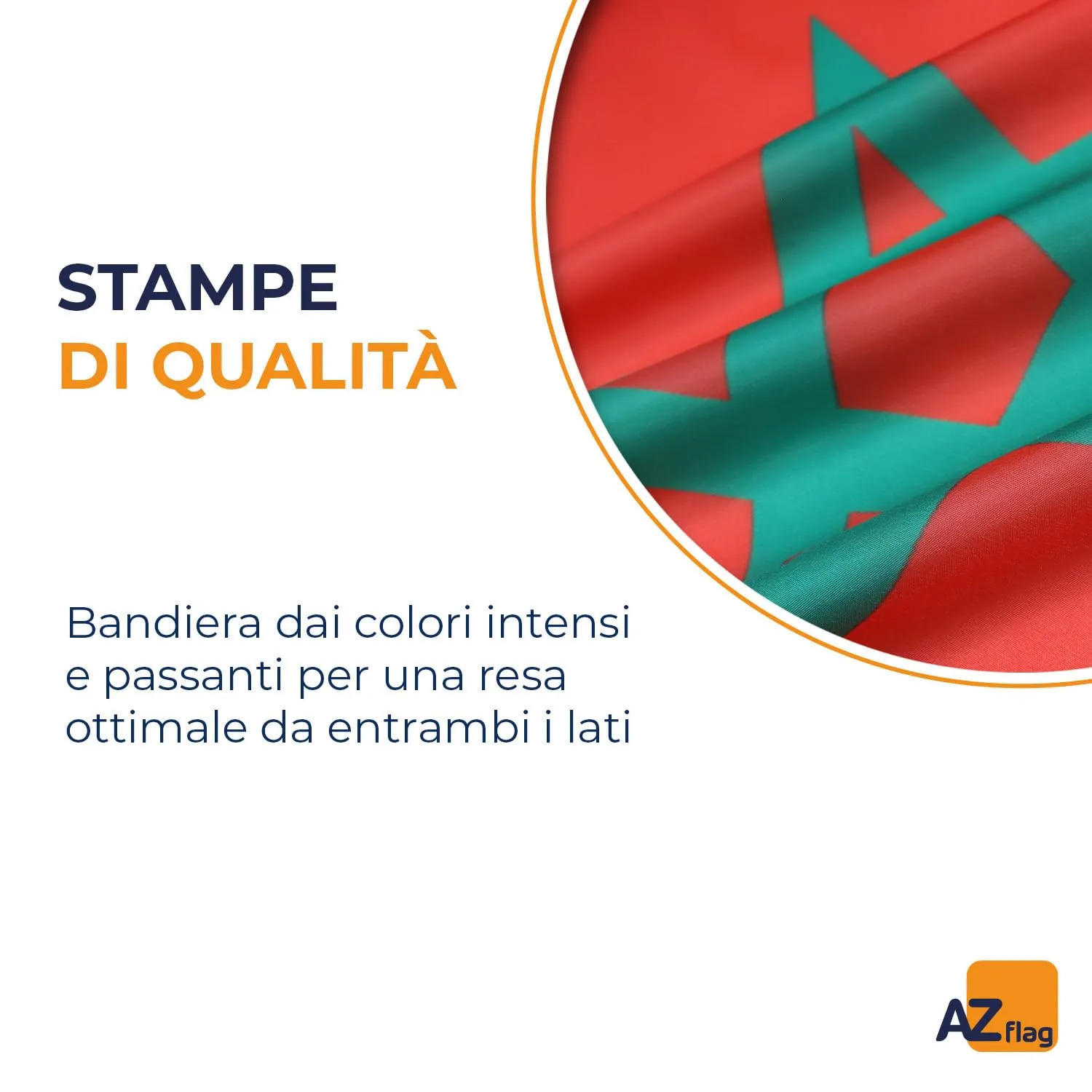 AZ FLAG Bandiera Marocco 150x90 cm Poliestere Leggero con Occhielli - immagine 3