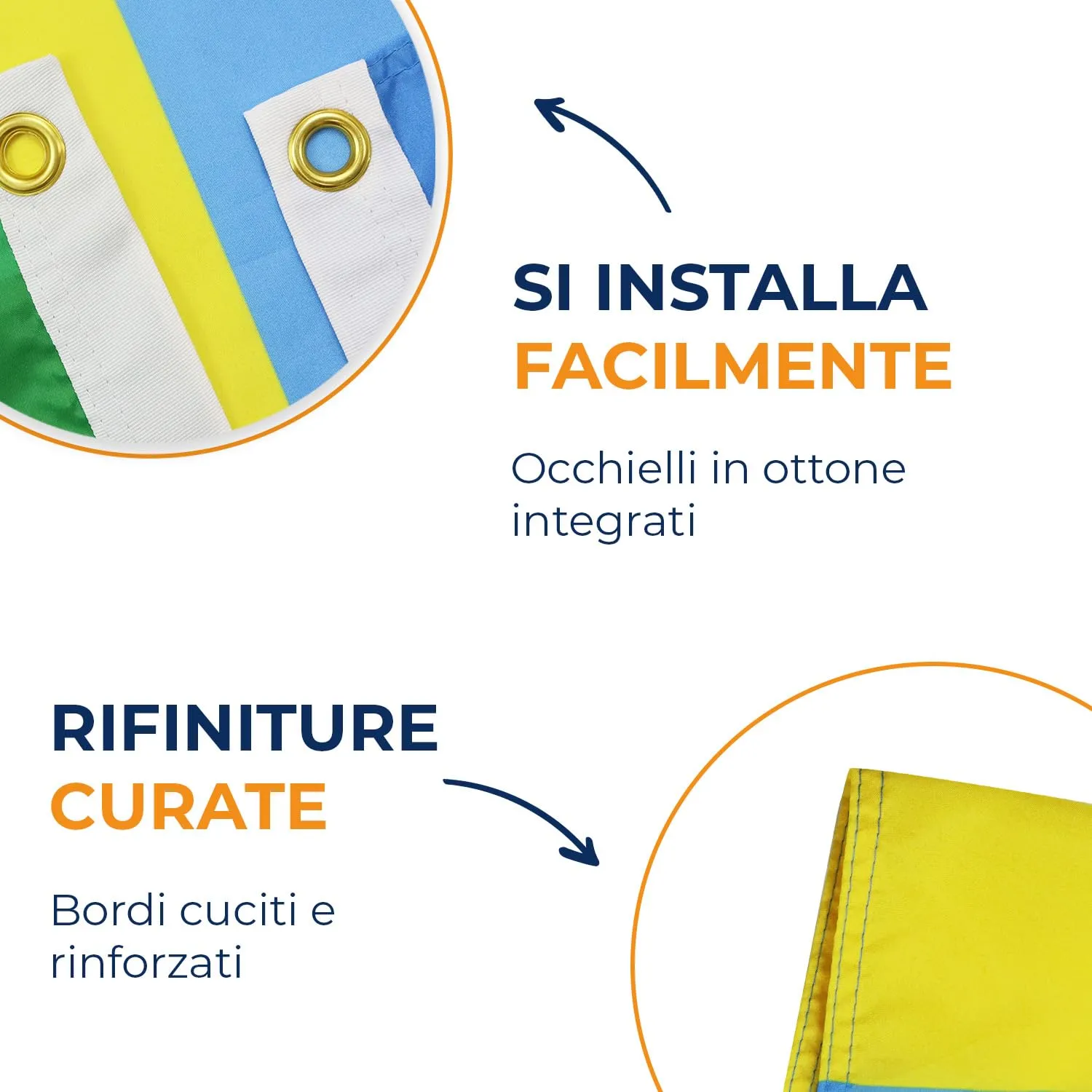 AZ FLAG Bandiera Ruanda 150x90 cm in Poliestere Leggero con 2 Occhielli - immagine 4