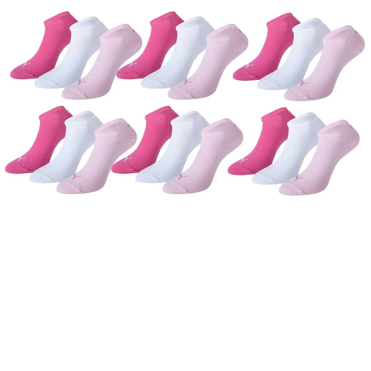 Puma Fantasmini Unisex per Sneakers, 6 Pezzi, Pink Lady, 39-42 - immagine 1