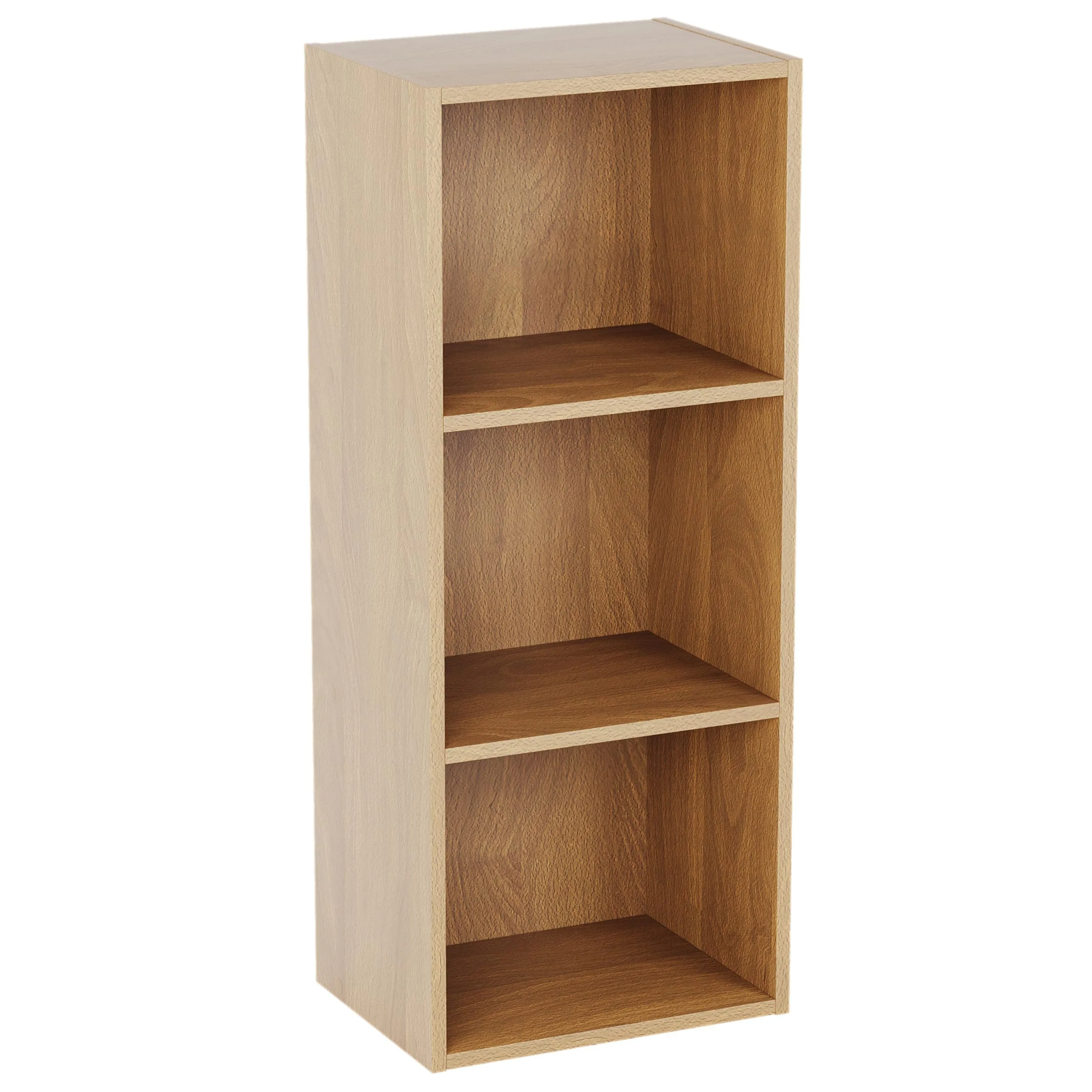 Vida Designs Oxford Libreria a 3 Ripiani in Legno, Rovere - immagine 1