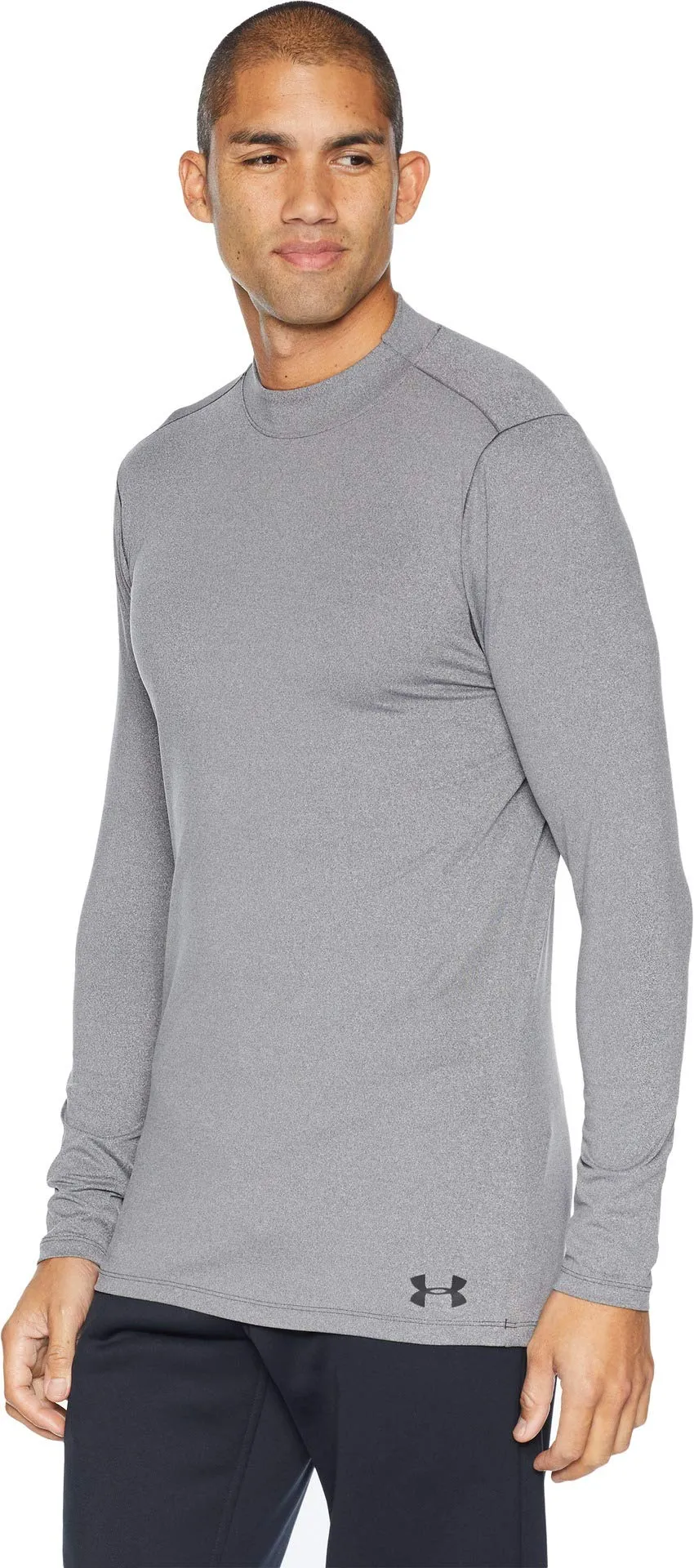 Under Armour Coldgear Armour Long Sleeve Shirt, Men's, Grey, S - immagine 2