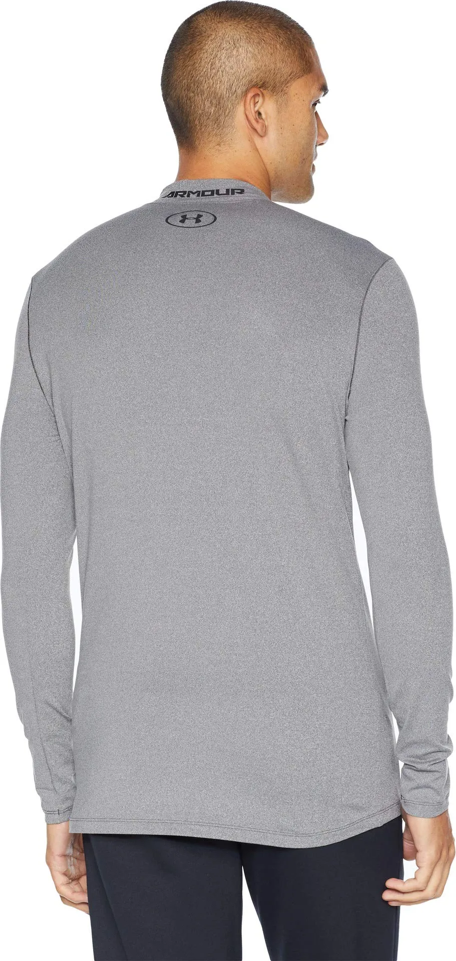 Under Armour Coldgear Armour Long Sleeve Shirt, Men's, Grey, S - immagine 3